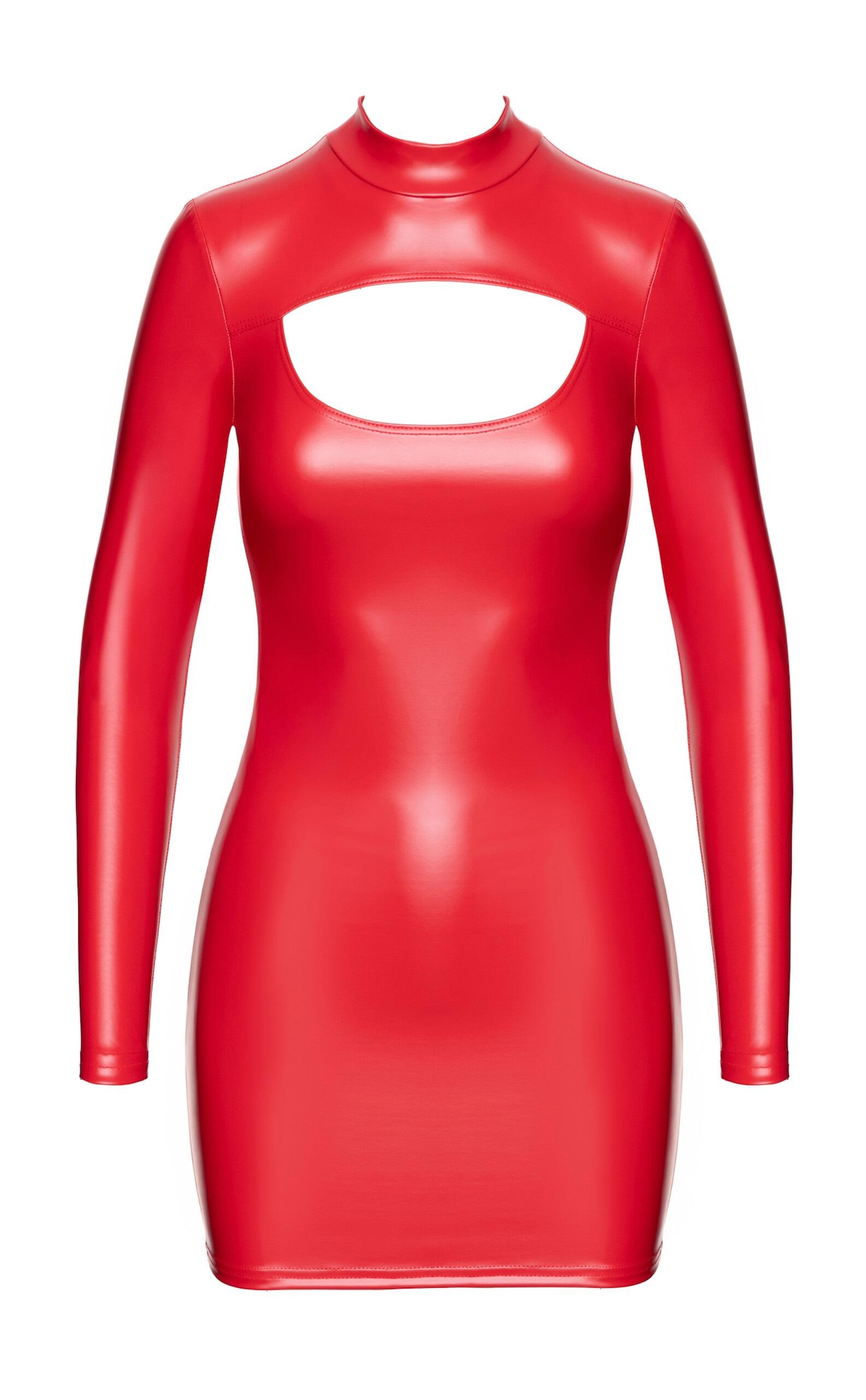 Vixen Cut-Out Red Bodycon Dress front