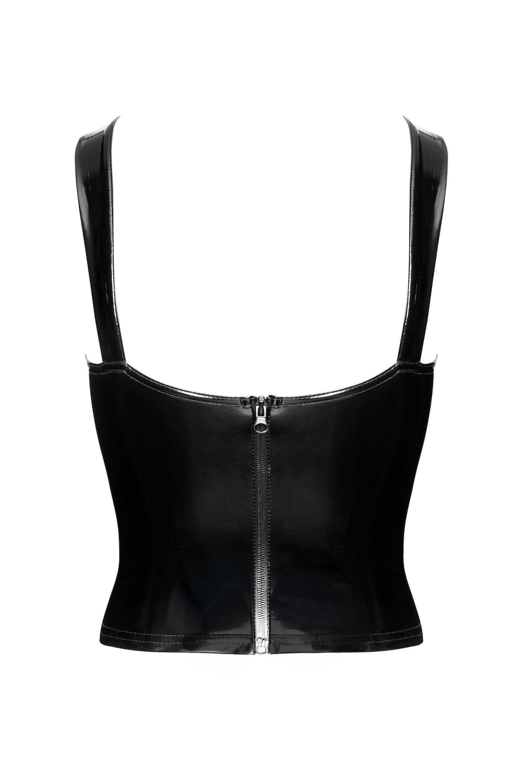 Dominae PVC Corset Top behind