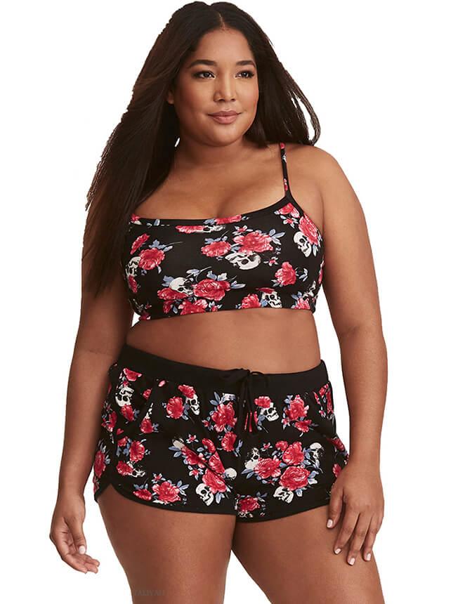 Plus Size with skull motif up to UK 20 - Natural Curves