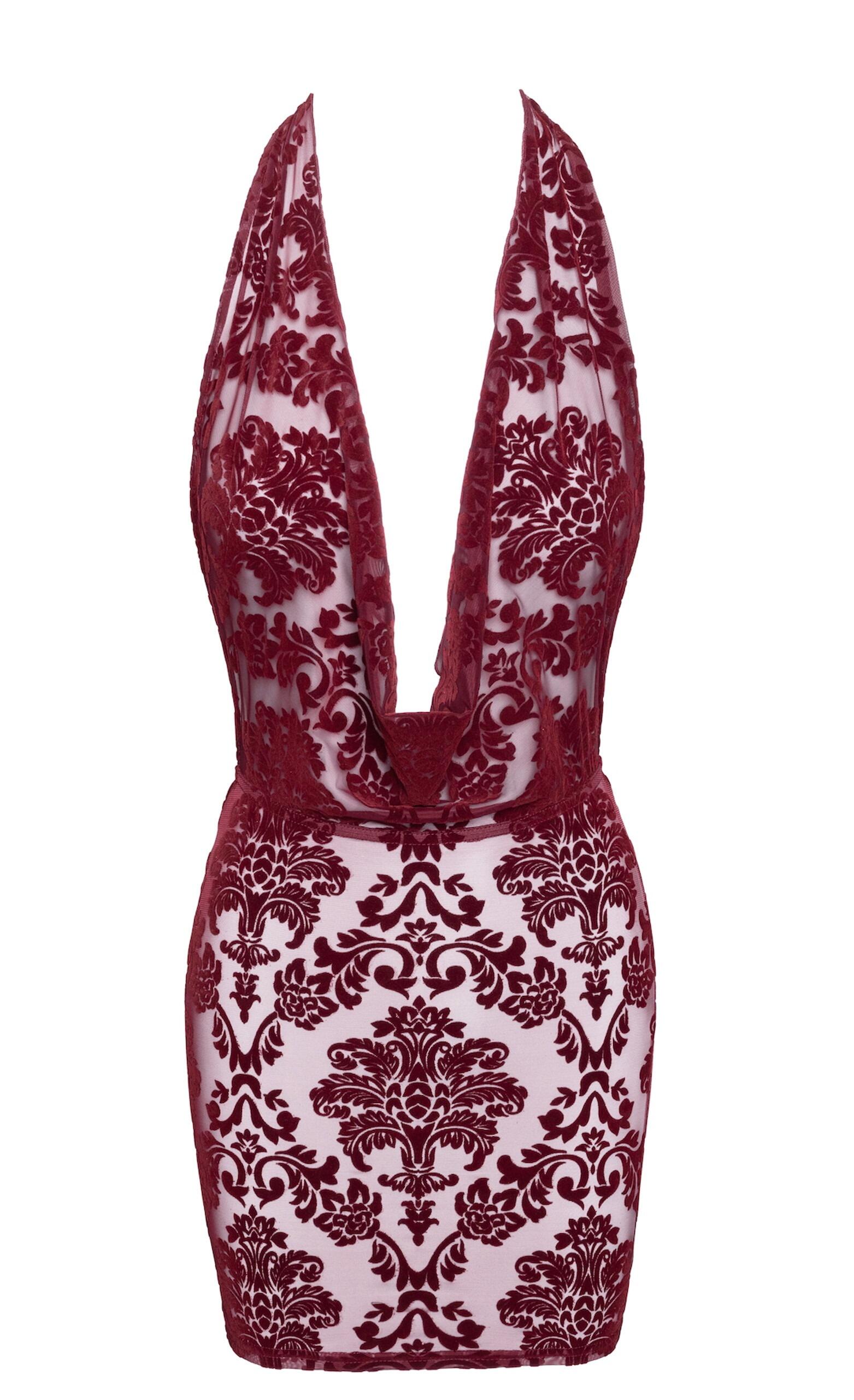 Kink Royal Cascade Mini Dress front