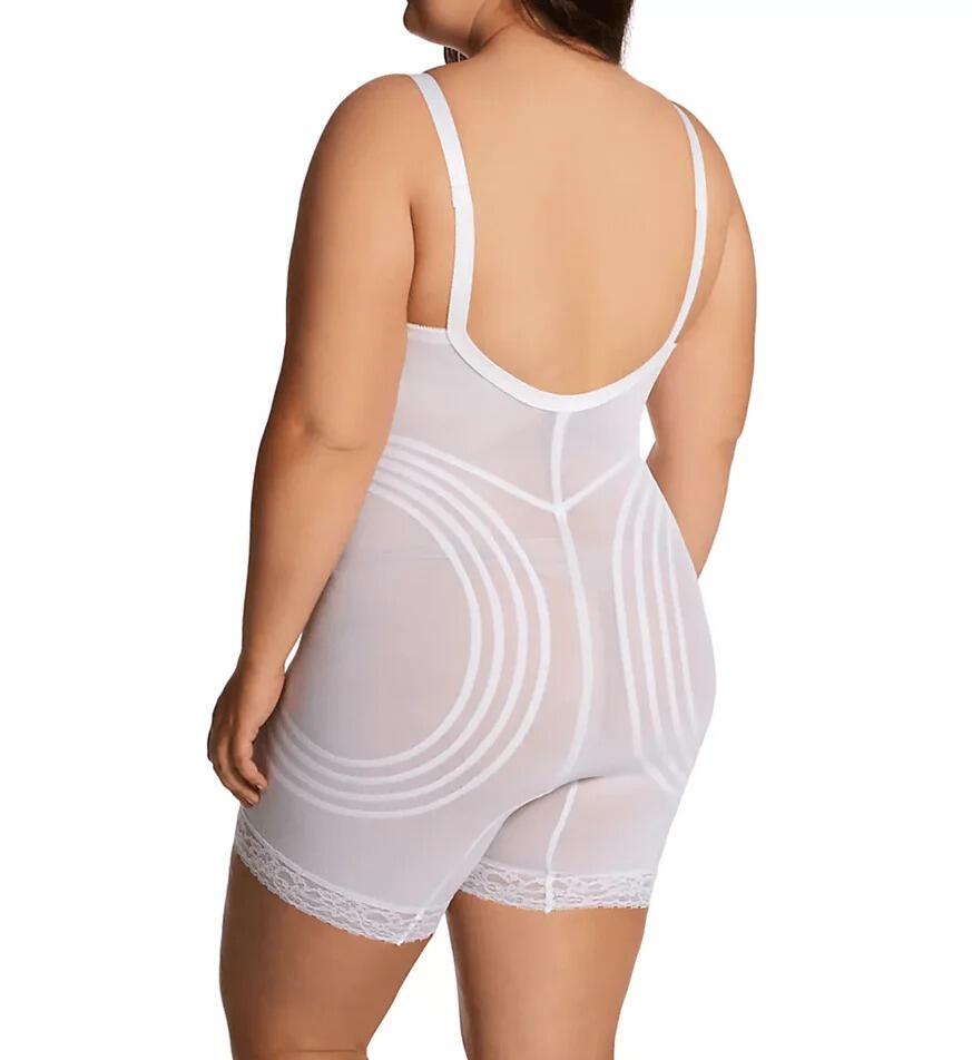 White Firm Full Body Briefer rear