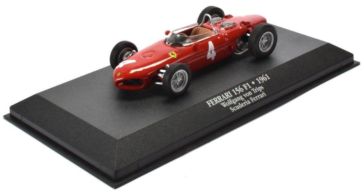 156 F1 1961 W VON TRIPS F1F3T voiture atlas 1/43 F1 Ferrari Formule 1 champion 
