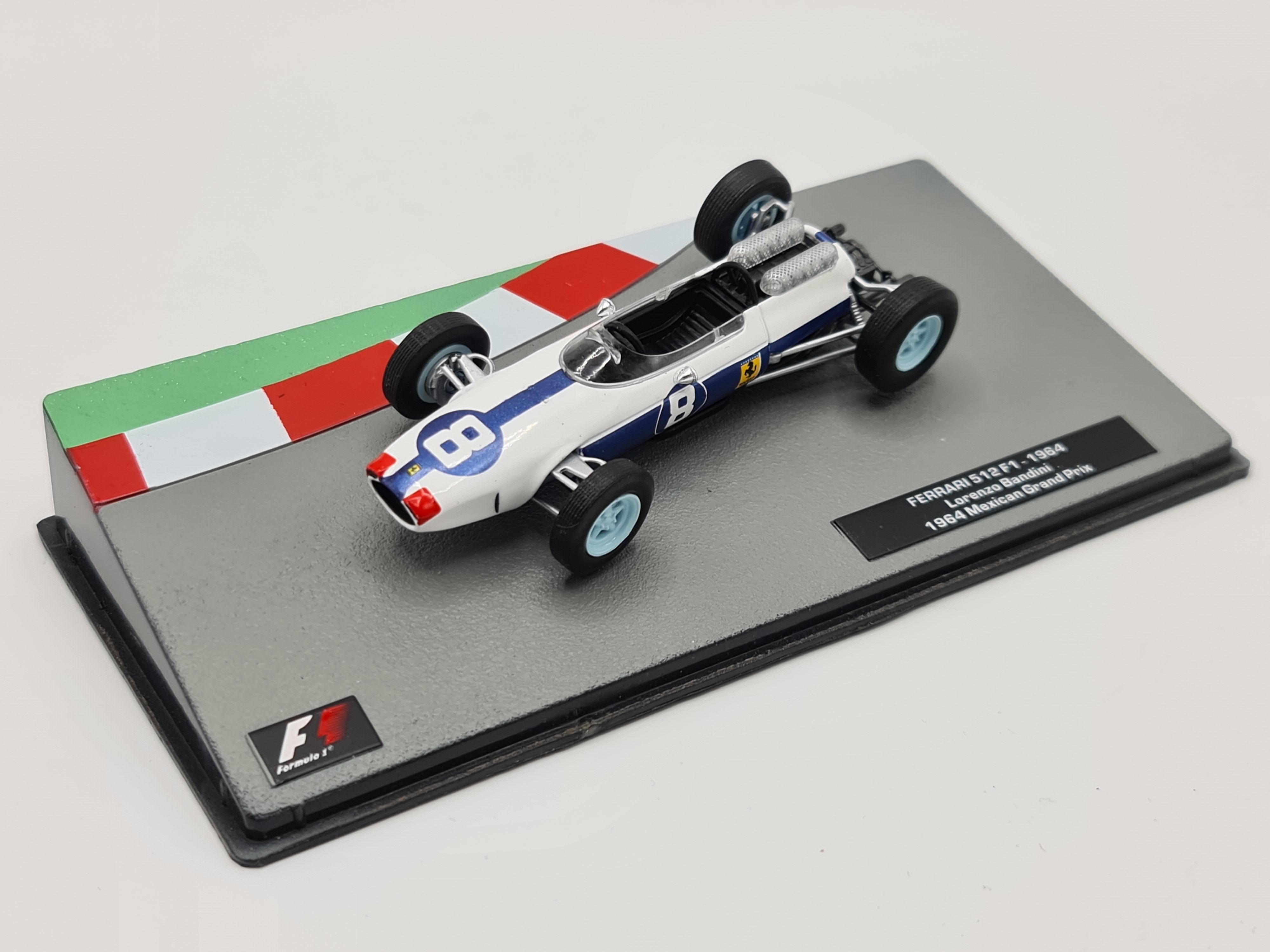 Collectable Model 1:43 Scale Details about   LORENZO BANDINI Ferrari 512 F1 Racing Car 1964 