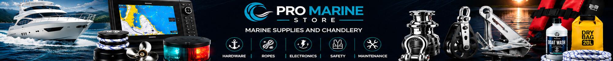 Chandlery equipment for boats and marine leisure