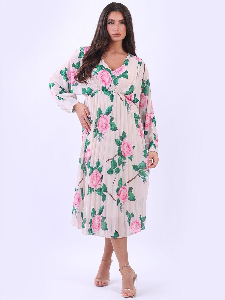 Hooked On Blooms Floral Dress