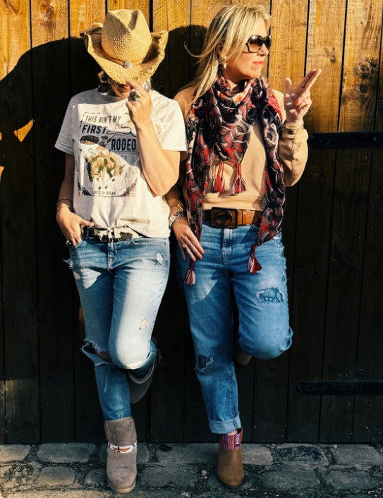 Two Women wearing the Rodeo Range
