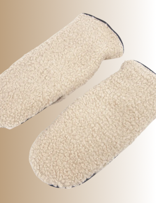 Natural Sherpa Mittens