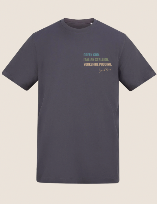 Charcoal Yorkshire Pudding T-shirt