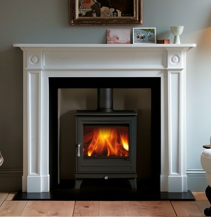 Wood brrning Stove with fireplace