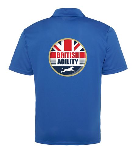 British Agility 2023 Cool Polo Royal Blue