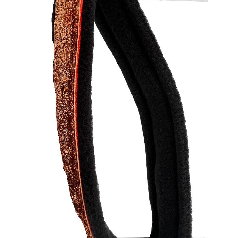 Orange Sparkly Fleece Clip Lead