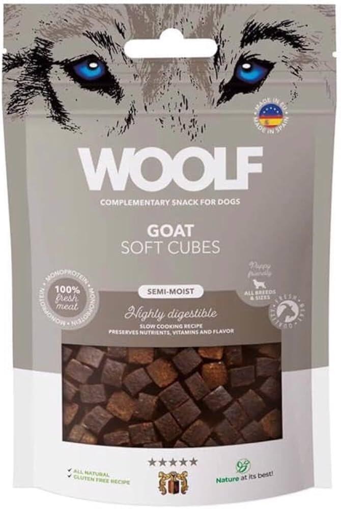 Woolf Semi-Moist Soft Cubes Goat Flavour