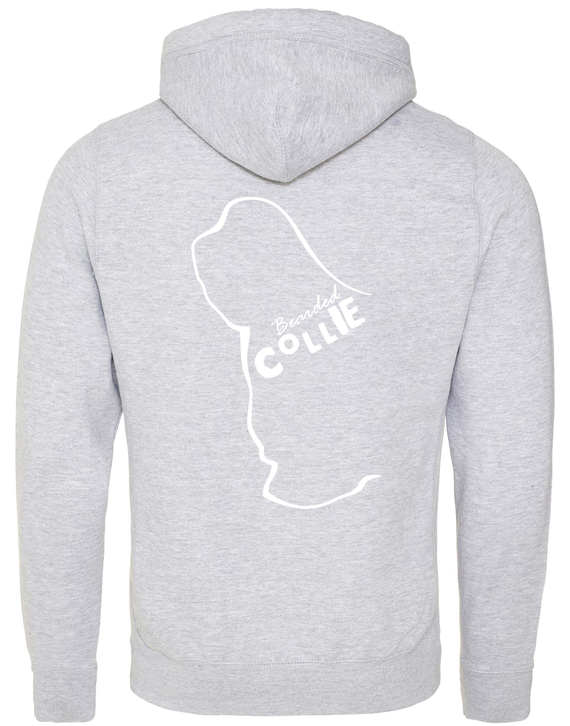 Unisex Crossneck Pullover Hoodie with Bearded Collie Dog Breed Design – A Must-Have for Bearded Collie Fans