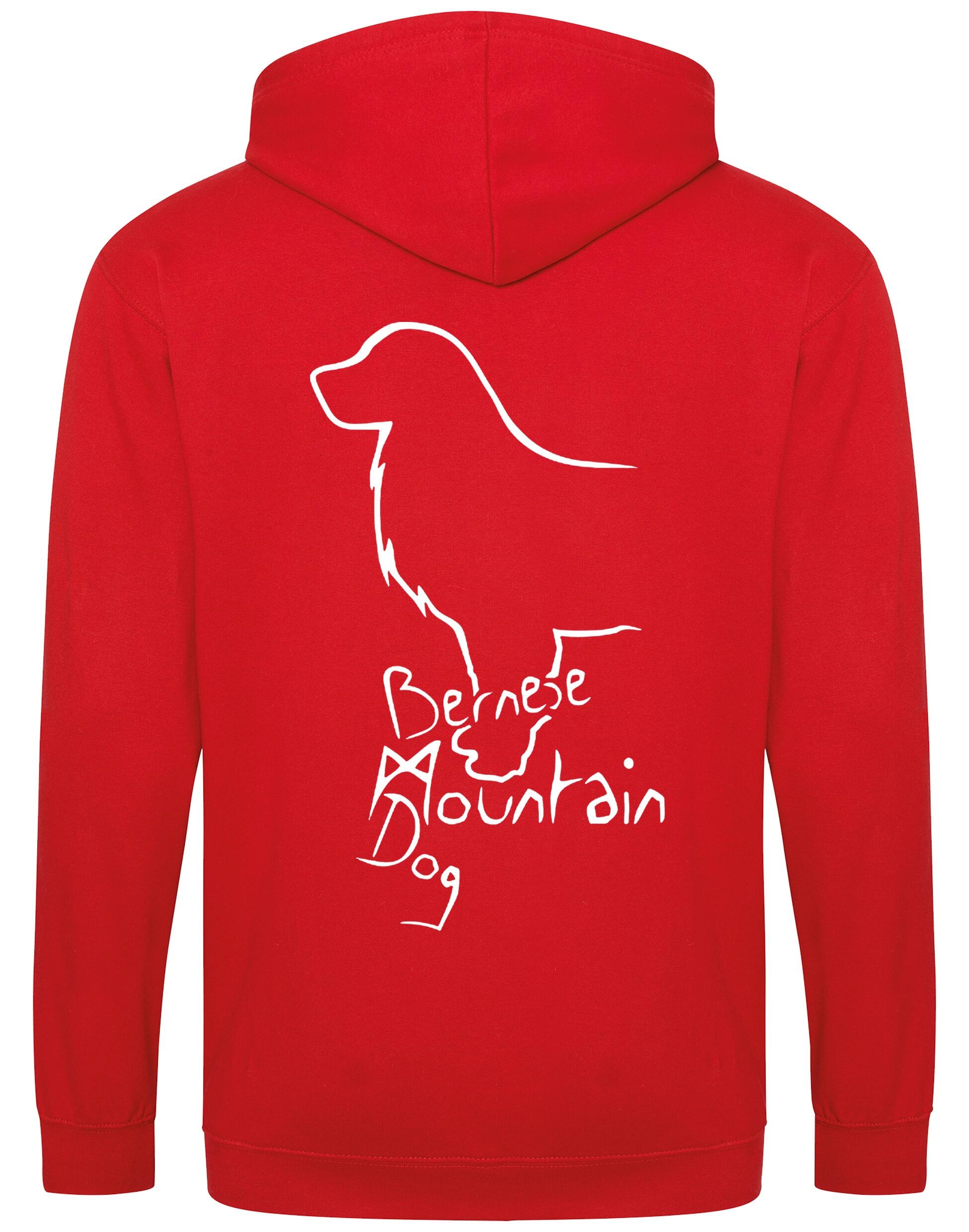 Bernese Mountain Dog Zipped Hoodie – Style and Comfort for Dog Lovers