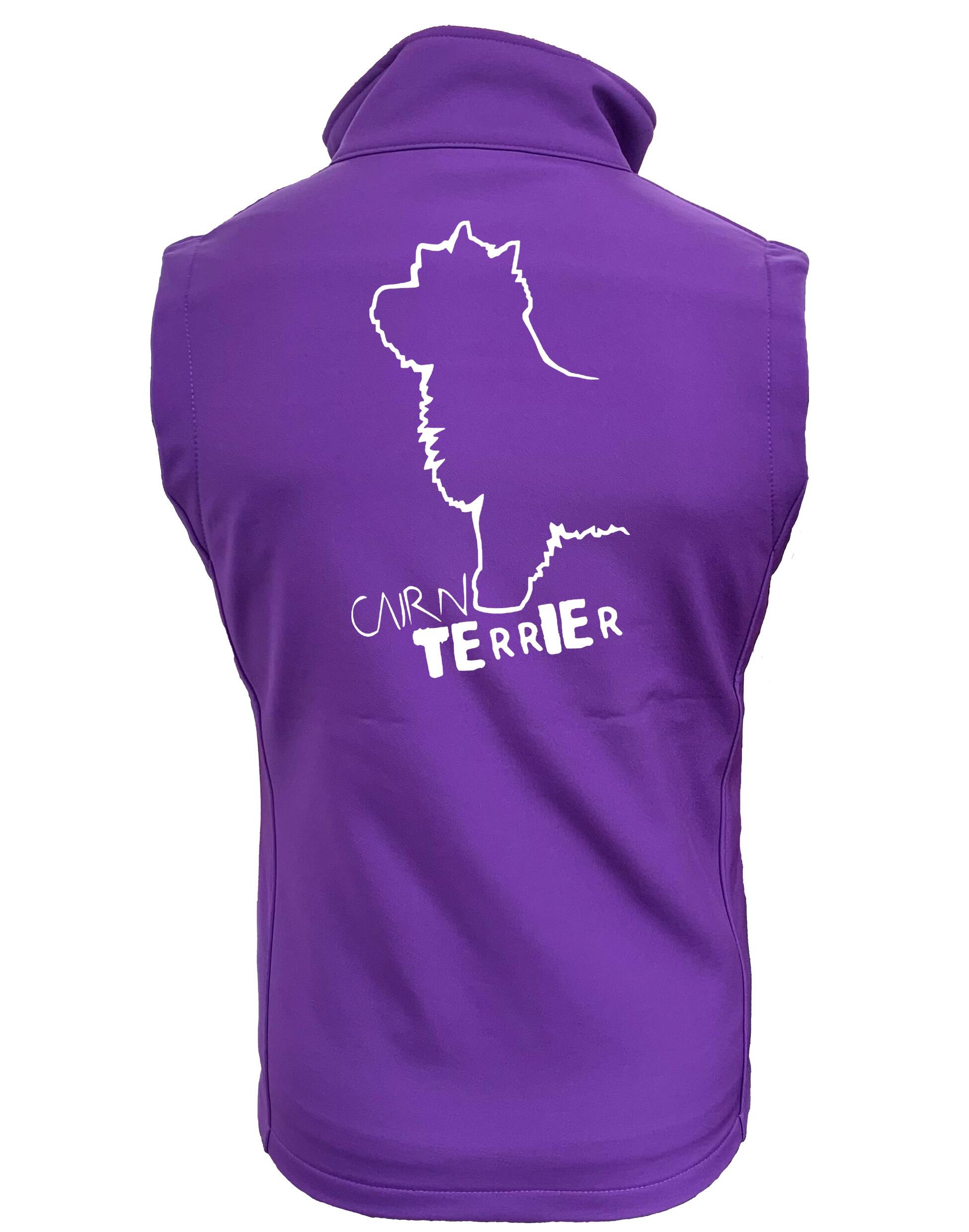 Cairn Terrier Dog Breed Design Unisex Softshell Gilet – The Perfect Style for Cairn Terrier Lovers