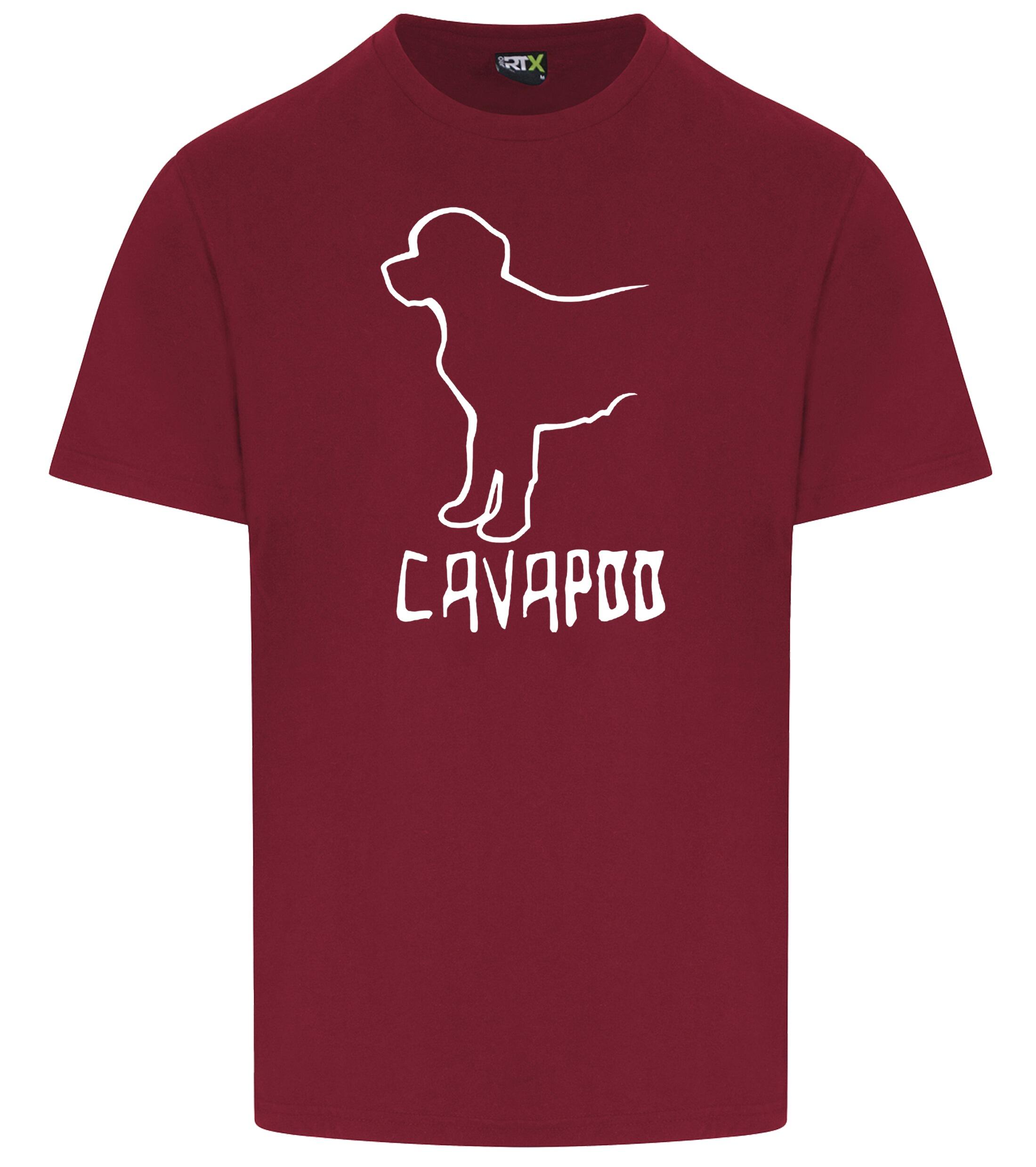 Unisex Roundneck T-shirt with Cavapoo Dog Breed Design – Style for Every Cavapoo Fan