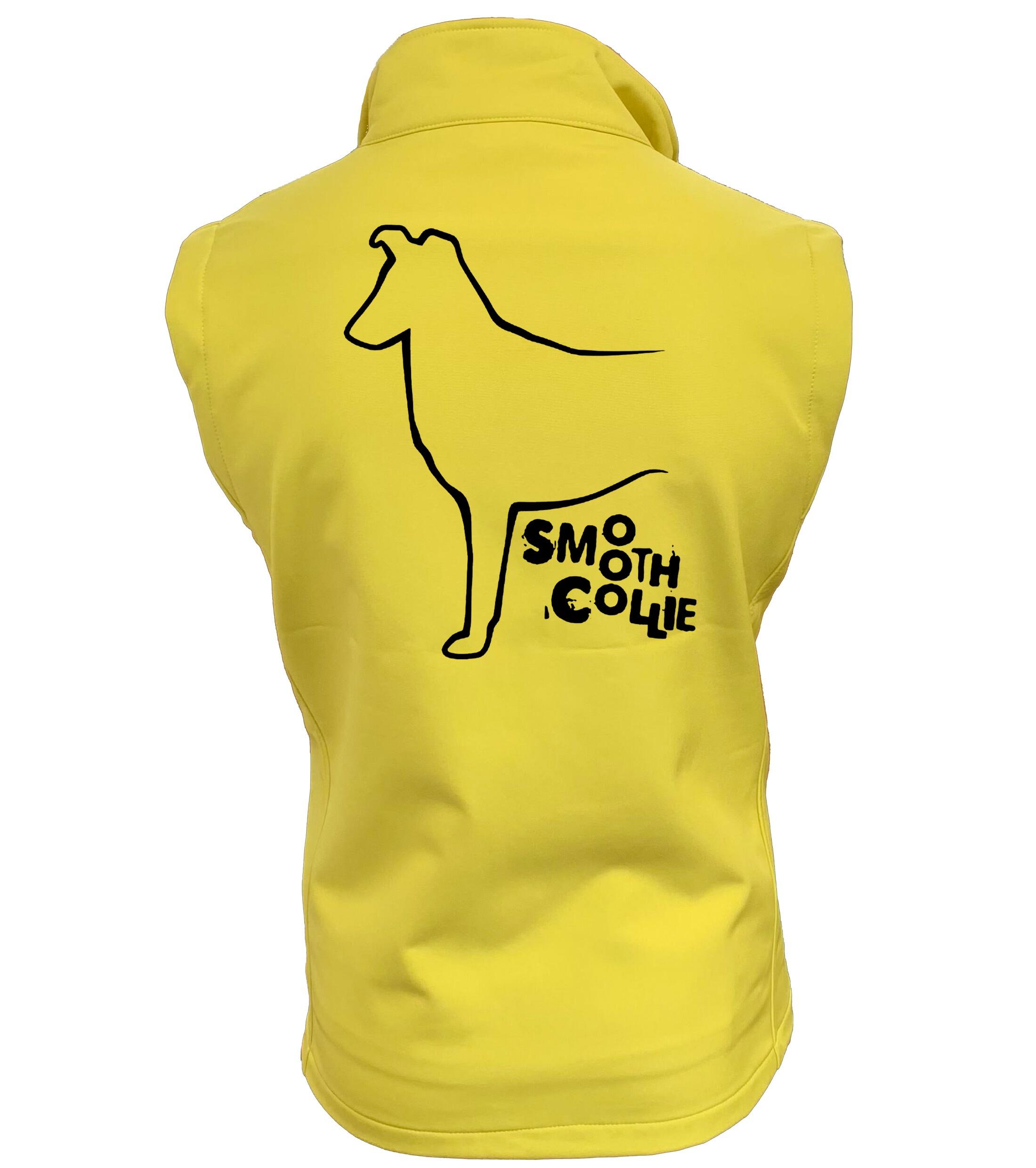 Collie (Smooth) Dog Breed Design Women’s Softshell Gilet – Style Meets Functionality