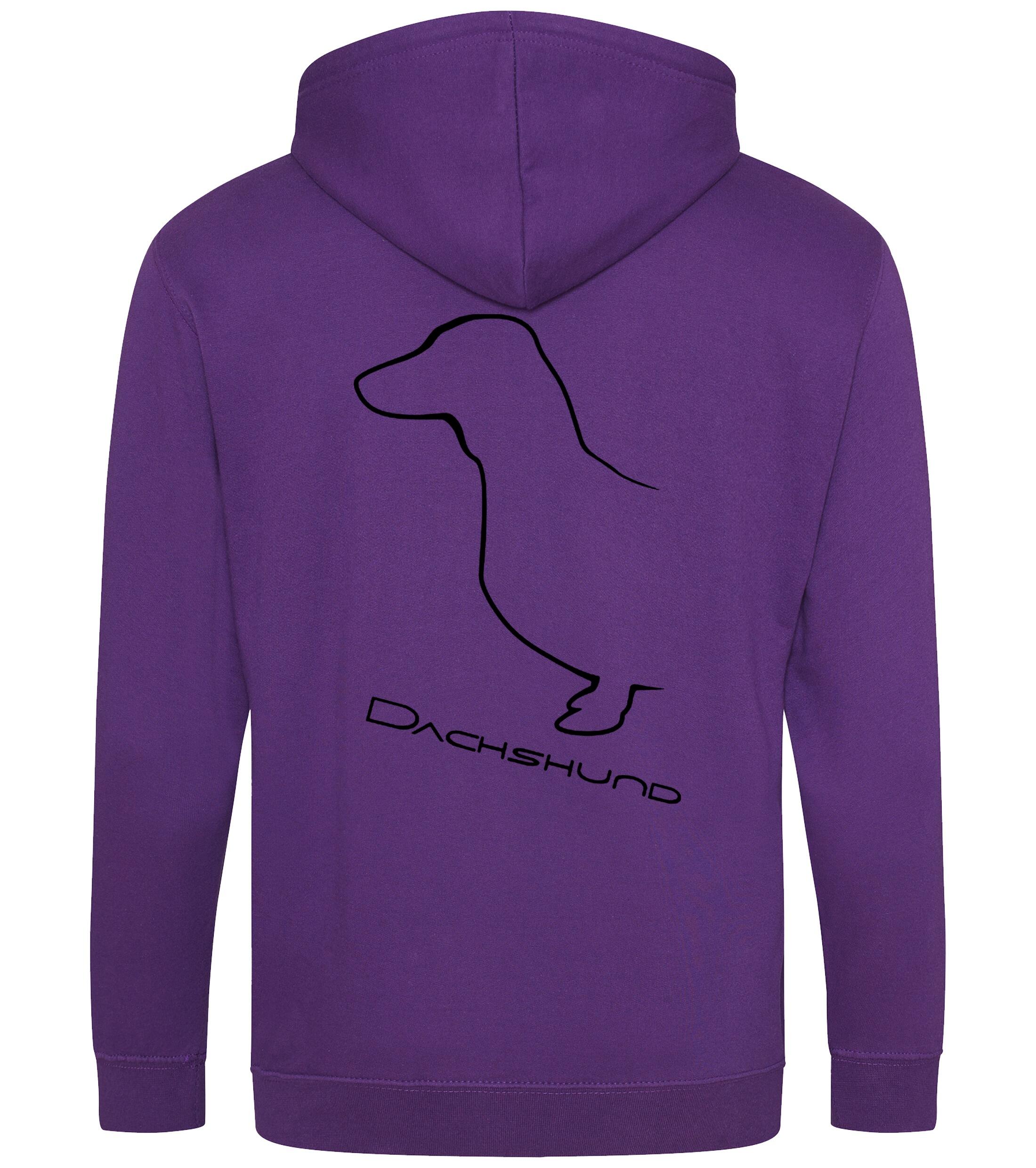 Dachshund (Smooth) Dog Breed Zipped Hoodie – Comfort, Style, and Dachshund Pride