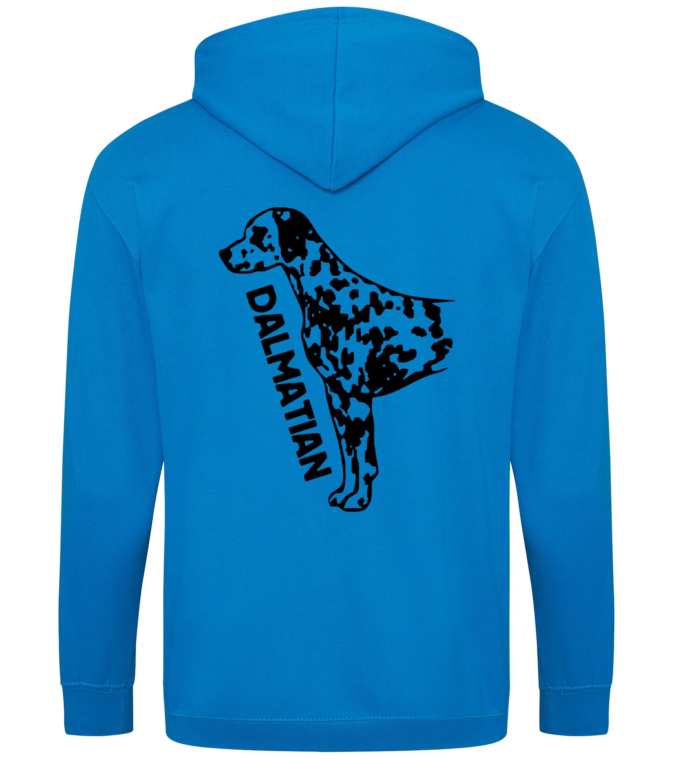 Dalmatian Dog Breed Design Zipped Hoodie – Comfort, Style, and Dalmatian Pride