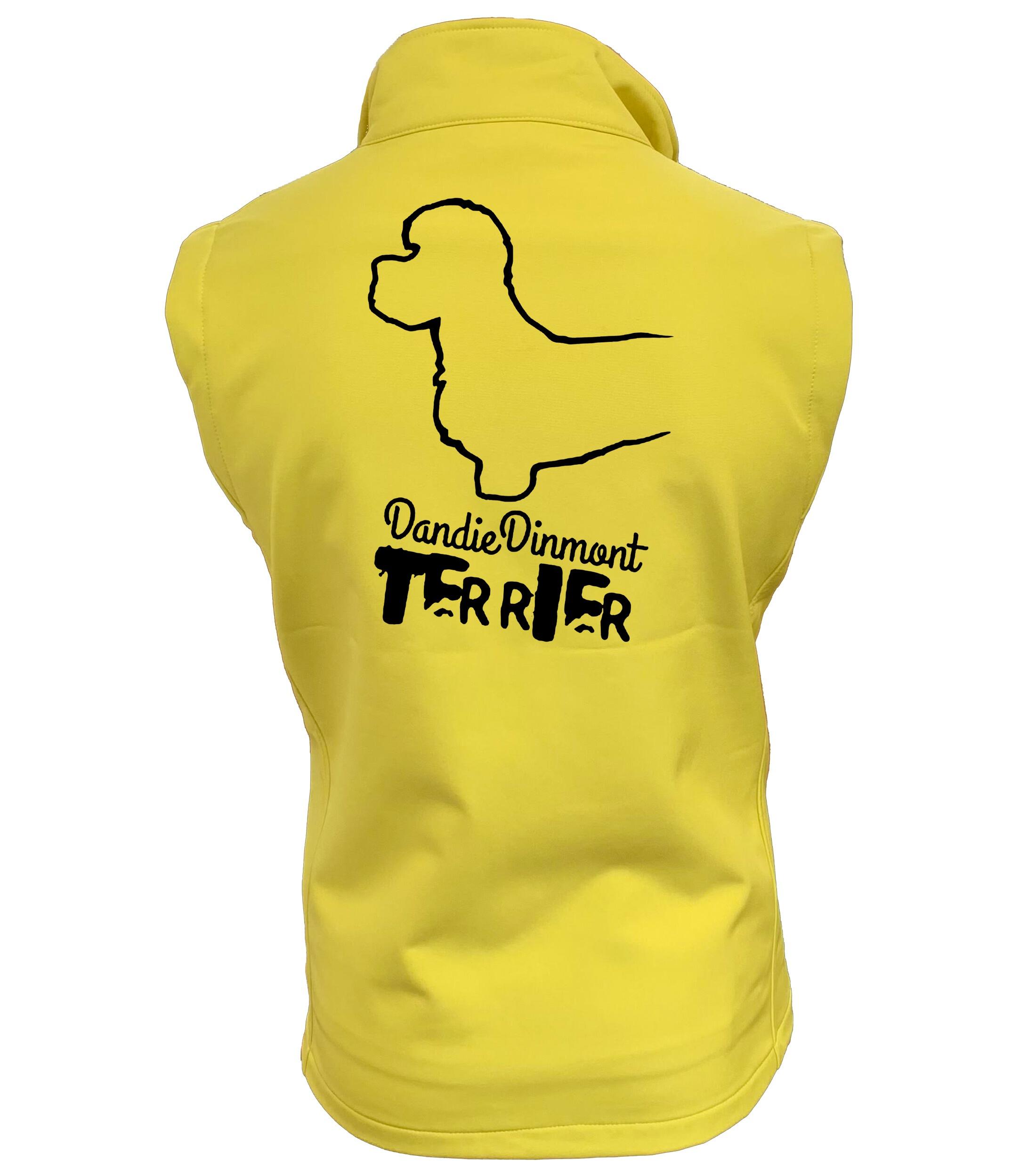 Dandie Dinmont Terrier Dog Breed Design Unisex Softshell Gilet – Stylish and Functional Outdoor Wear