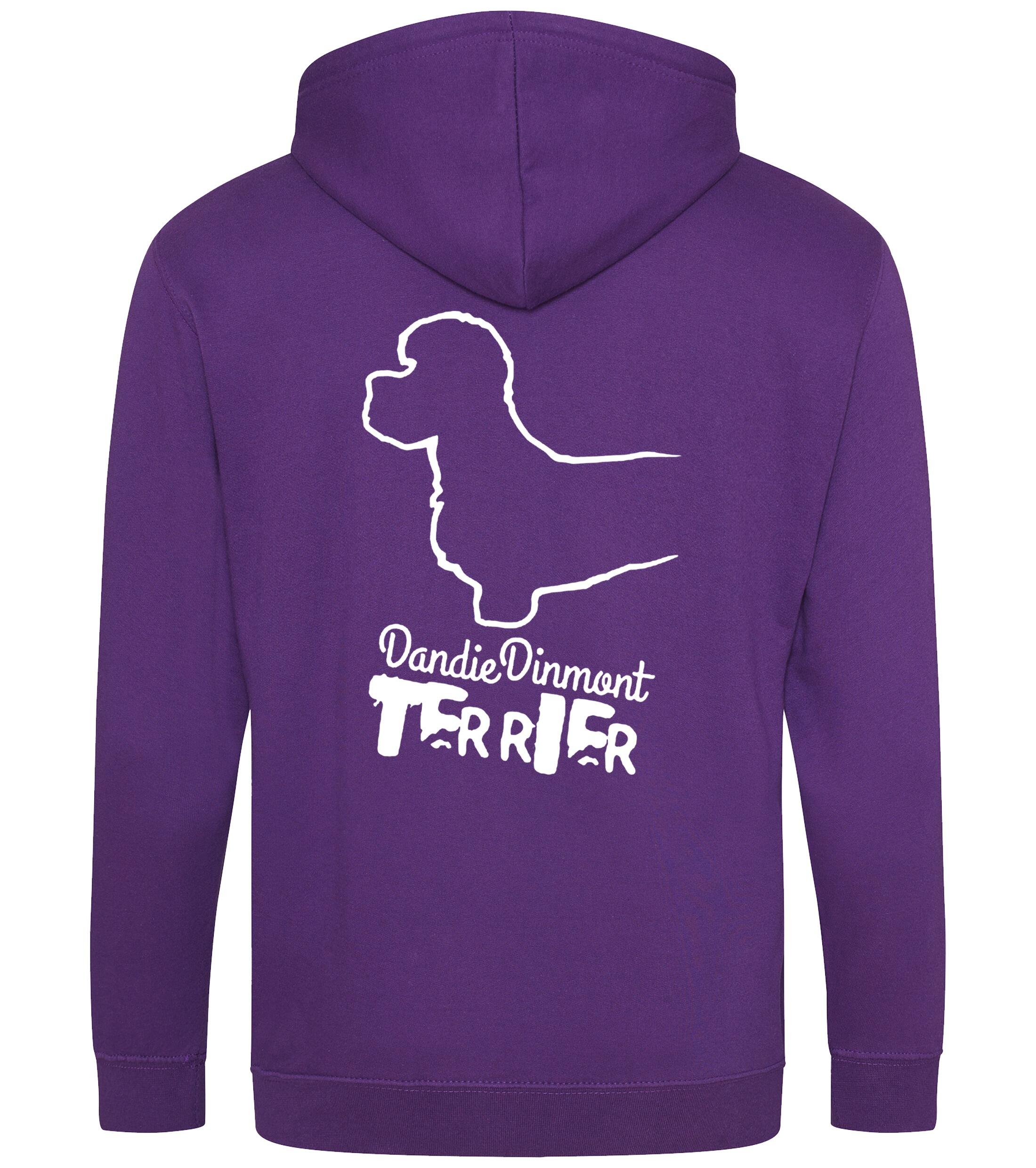 Dandie Dinmont Terrier Zipped Hoodie – Comfort, Style, and Dandie Dinmont Pride