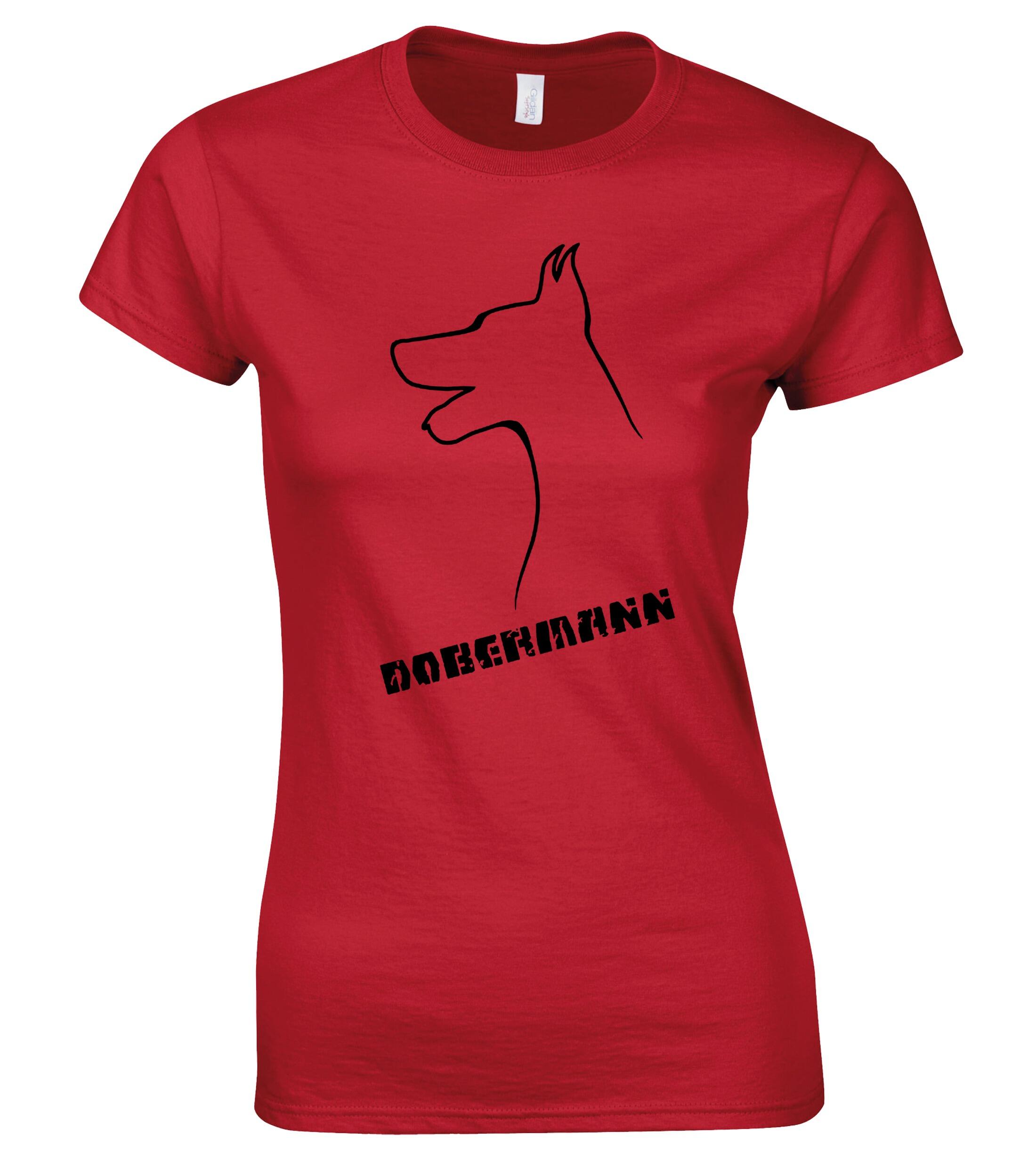 Dobermann (Head) Women’s Roundneck T-Shirt – Celebrate Your Passion in Style