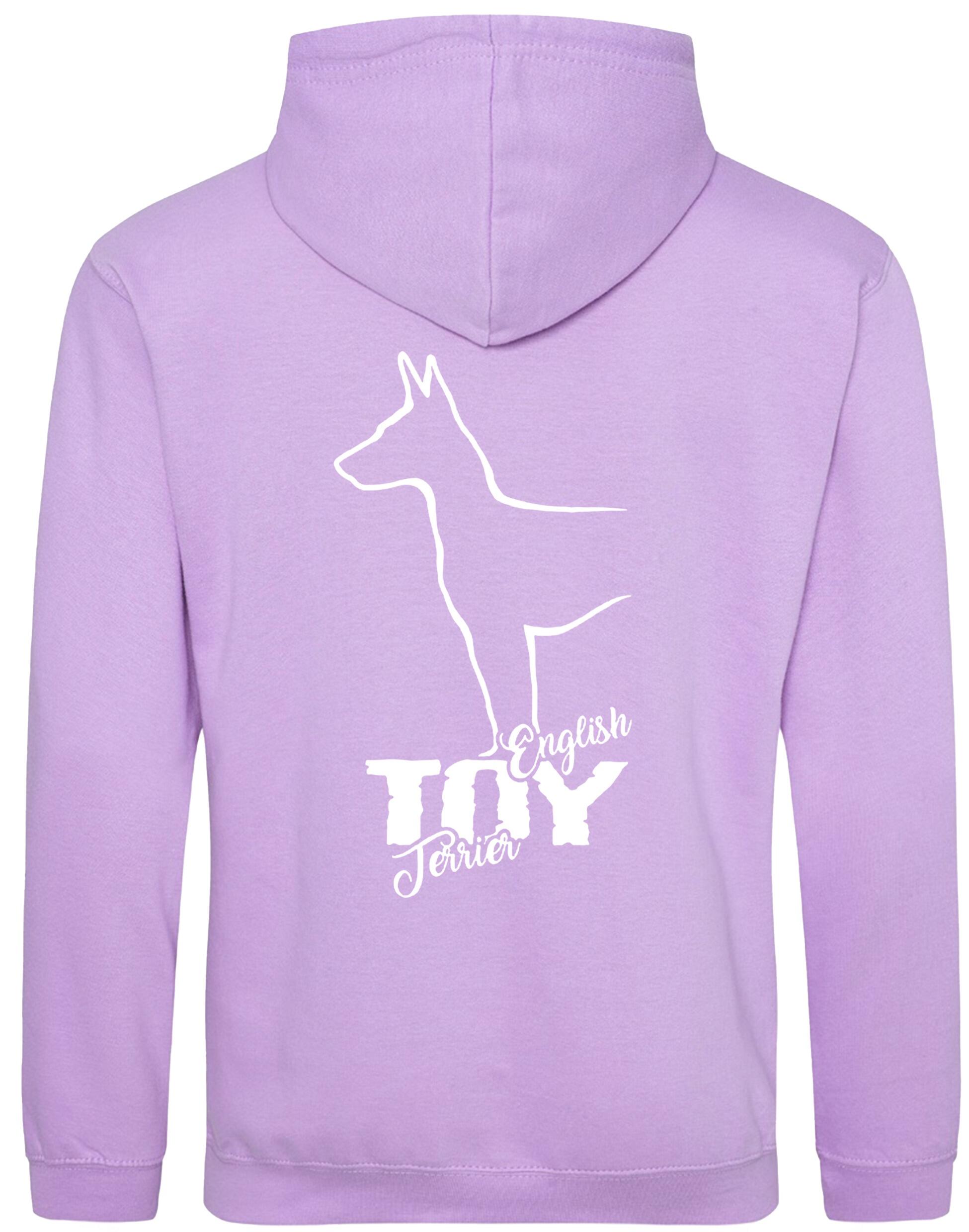 English Toy Terrier Dog Breed Design Pullover Hoodie – Cozy and Stylish for Terrier Lovers