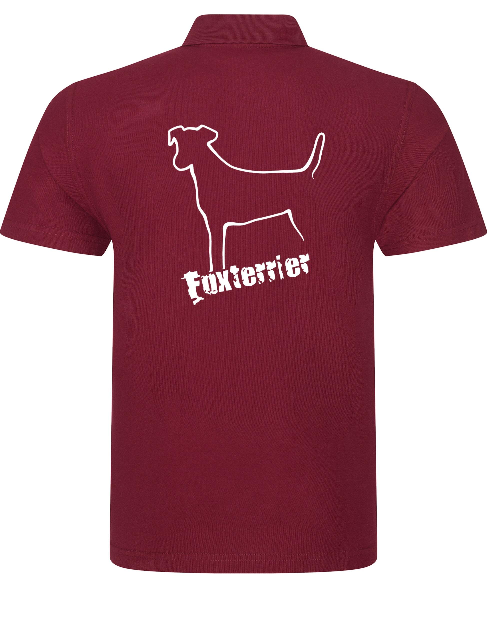 Unisex Cotton Polo with Fox Terrier Design – Comfort and Style for Every Terrier Fan