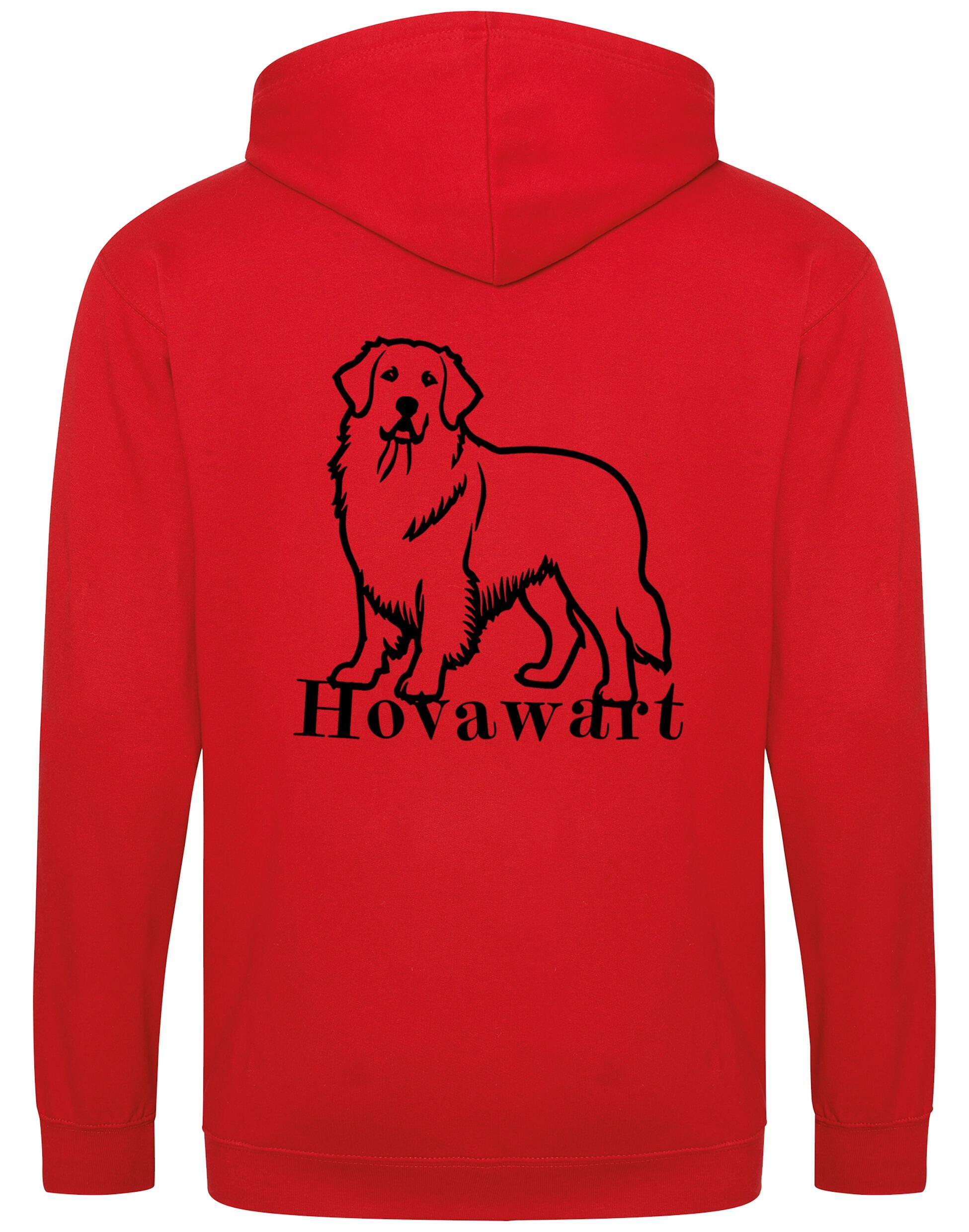 Hovawart Zipped Hoodie – Durable heavy-blend fabric with exclusive breed artwork, perfect for Hovawart lovers.