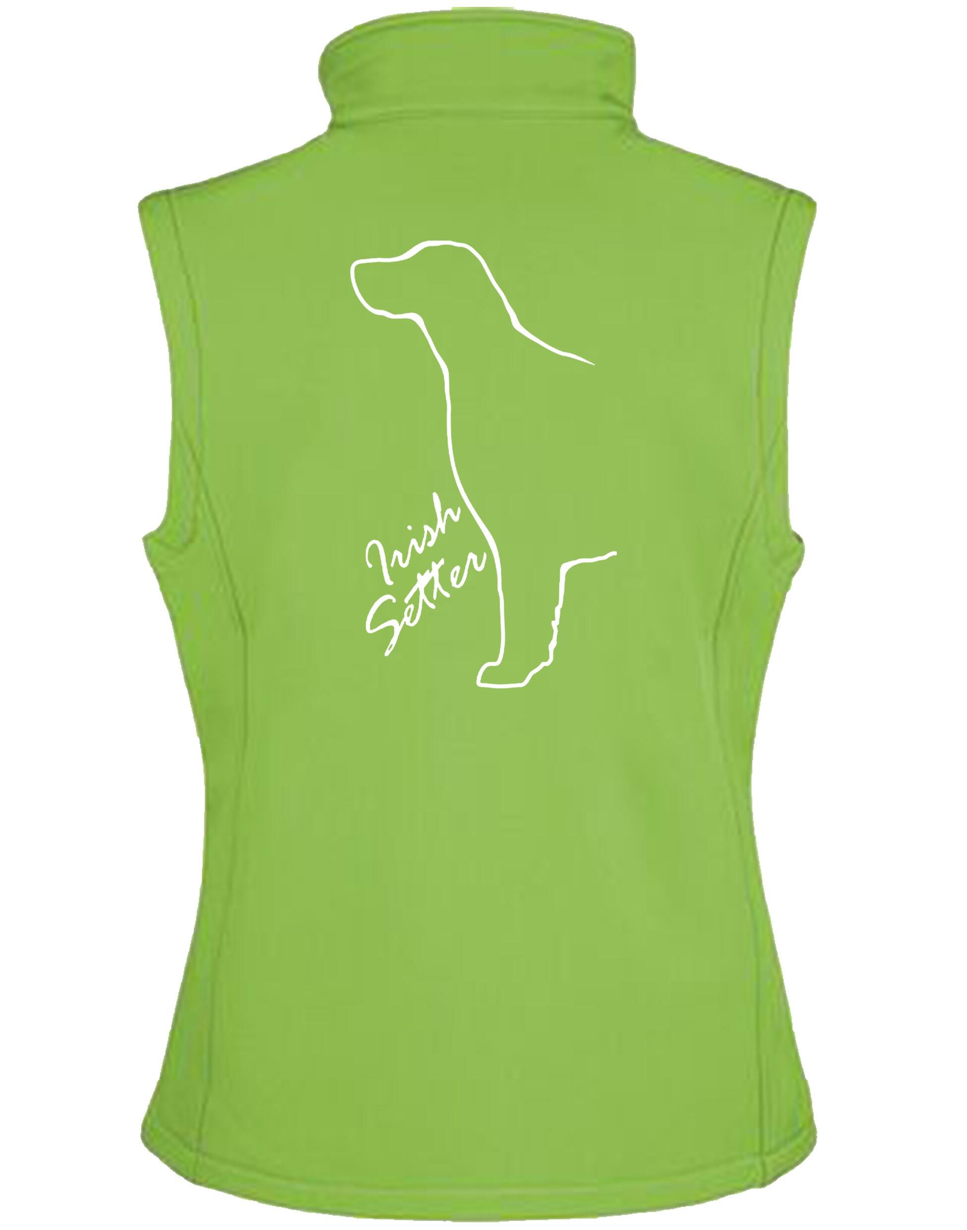 Irish Setter Women’s Softshell Jacket featuring exclusive breed design, feminine fit, and water-resistant comfort.