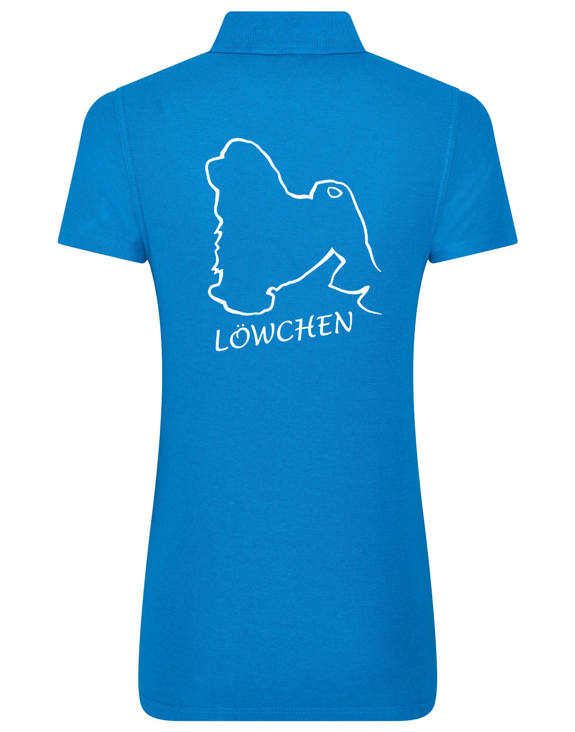 Lowchen Women's Cotton Polo with exclusive breed design and feminine fit.