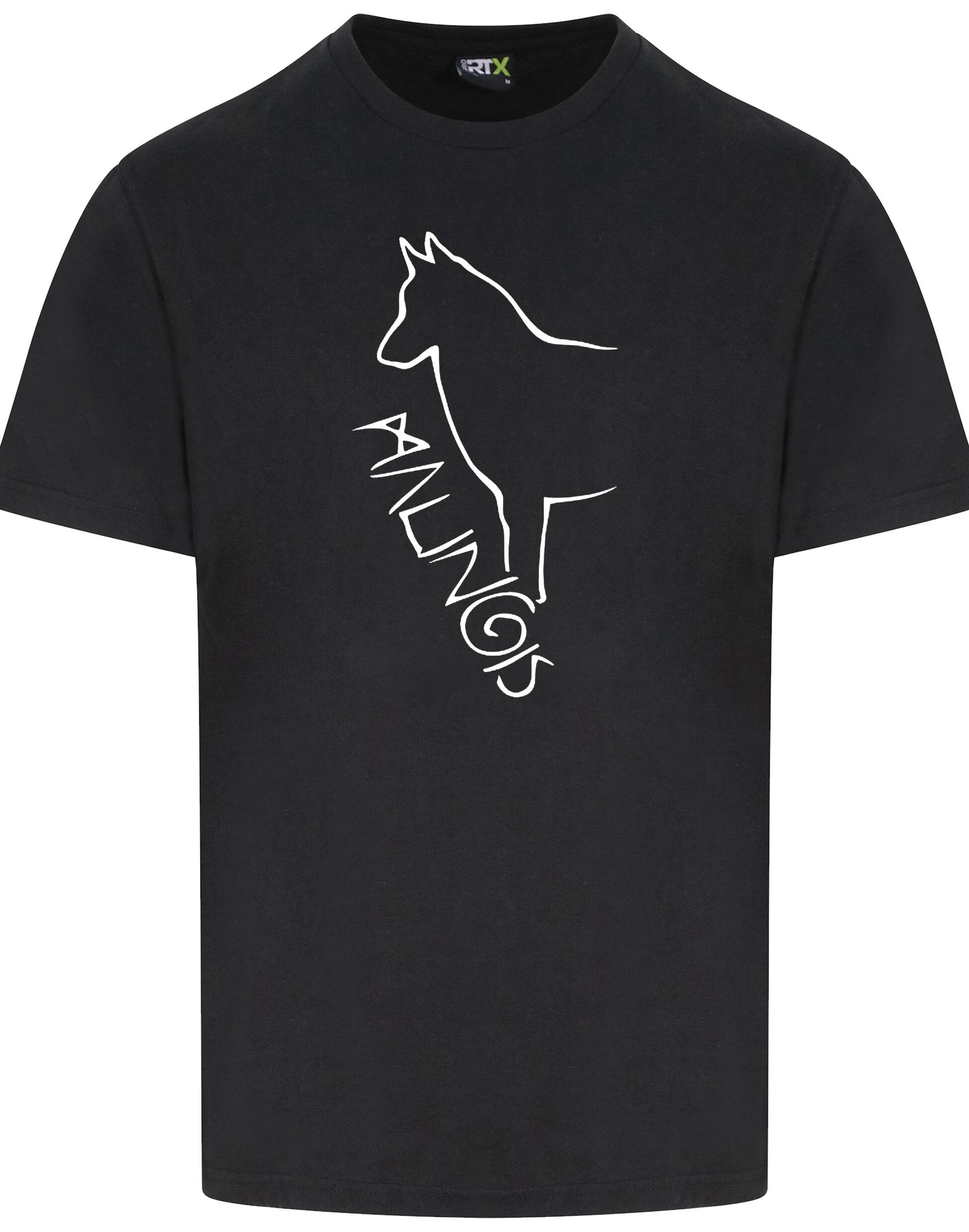 Unisex Roundneck T-shirt featuring an exclusive Malinois breed graphic, designed for comfort and style.