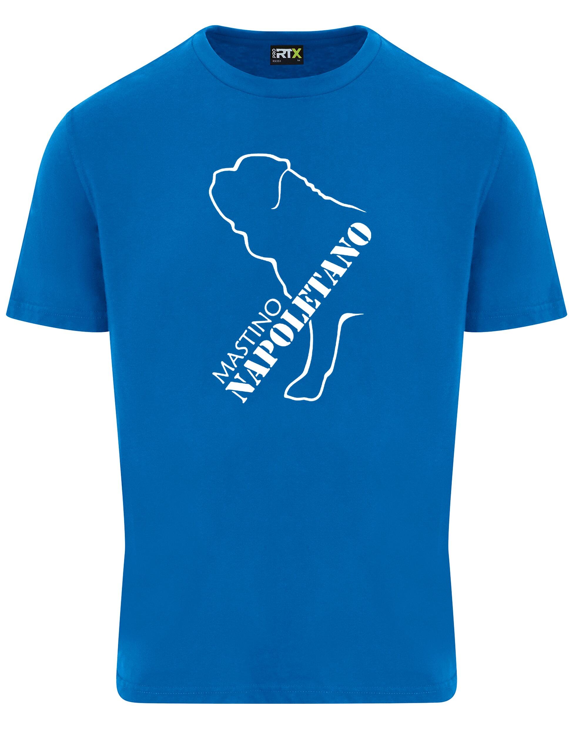 Mastino Napoletano Unisex Roundneck T-shirt featuring exclusive breed artwork, soft breathable cotton, and a relaxed unisex fit.
