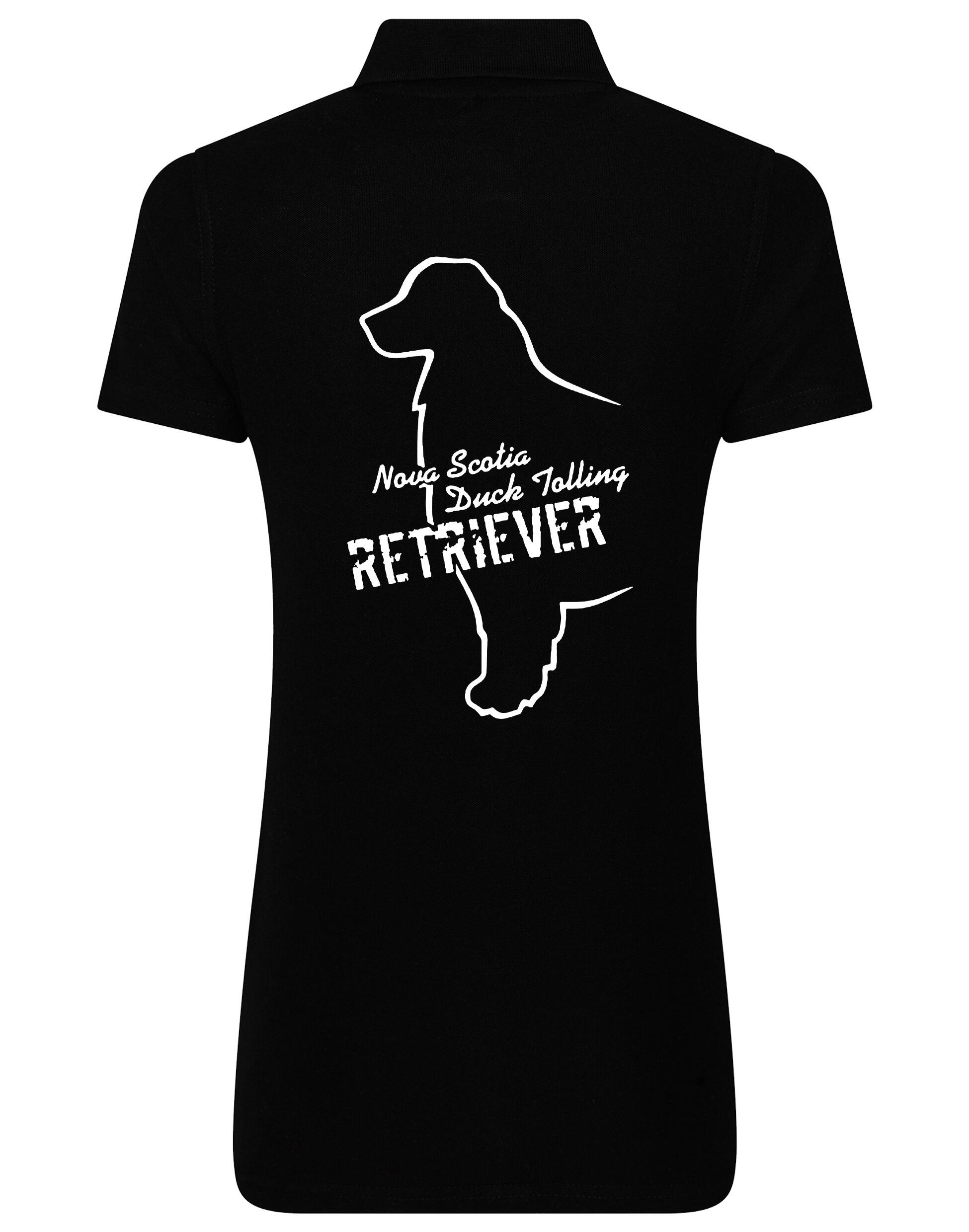 Nova Scotia Duck Tolling Retriever Women’s Cotton Polo – breathable fabric, feminine fit, and exclusive breed artwork featuring the Toller. Ideal for casual wear, dog shows, and outdoor adventures.