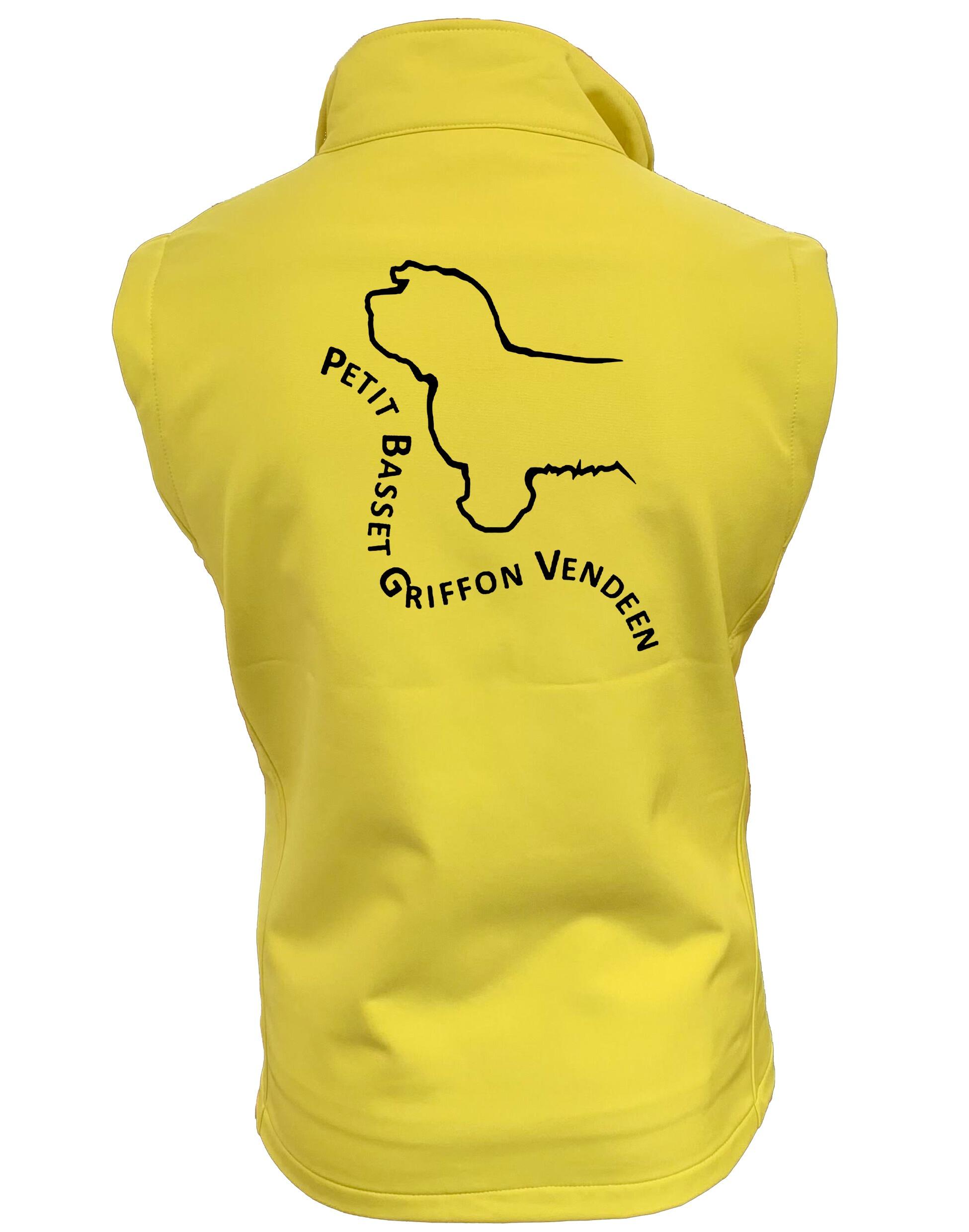 Petit Basset Griffon Vendéen Unisex Softshell Jacket – high-quality, water-resistant jacket featuring exclusive PBGV artwork on the back, fleece-lined for warmth, and a comfortable unisex fit.