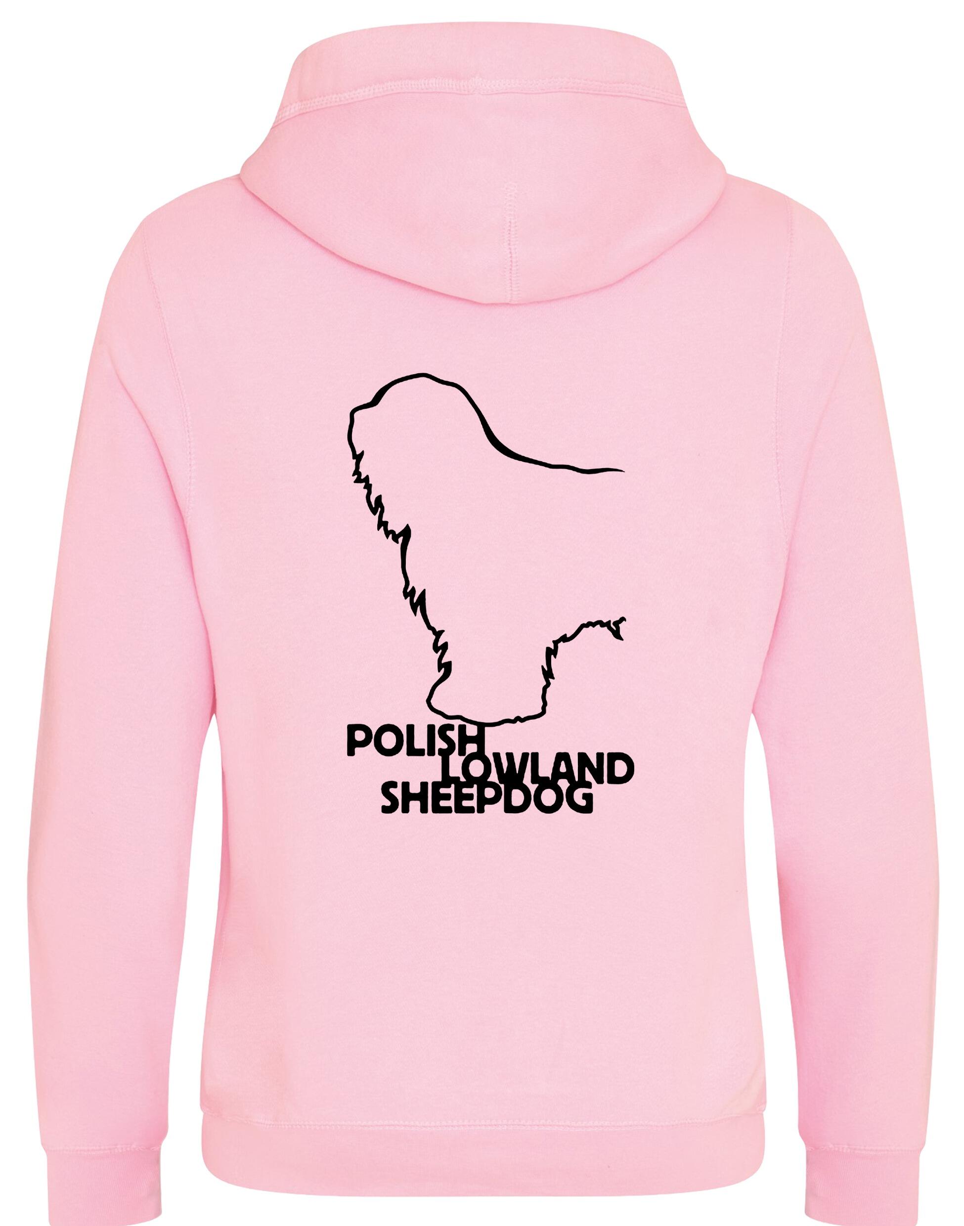 Polish Lowland Sheepdog Crossneck Pullover Hoodie featuring exclusive breed artwork, a modern crossneck design, a fleece interior, and a spacious kangaroo pocket for warmth and style.Polish Lowland Sheepdog Crossneck Pullover Hoodie featuring exclusive breed artwork, a modern crossneck design, a fleece interior, and a spacious kangaroo pocket for warmth and style.