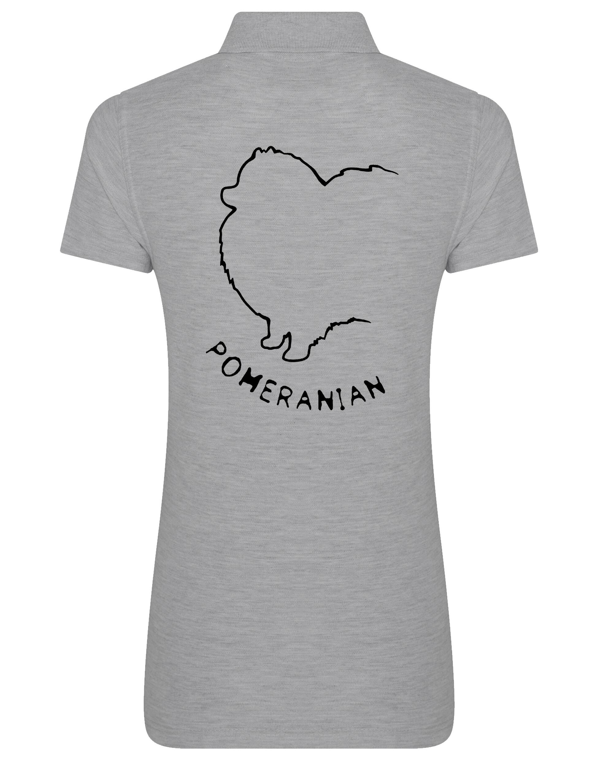 Pomeranian Women’s Cotton Polo featuring exclusive breed artwork, a tailored feminine fit, and breathable fabric for all-day comfort.