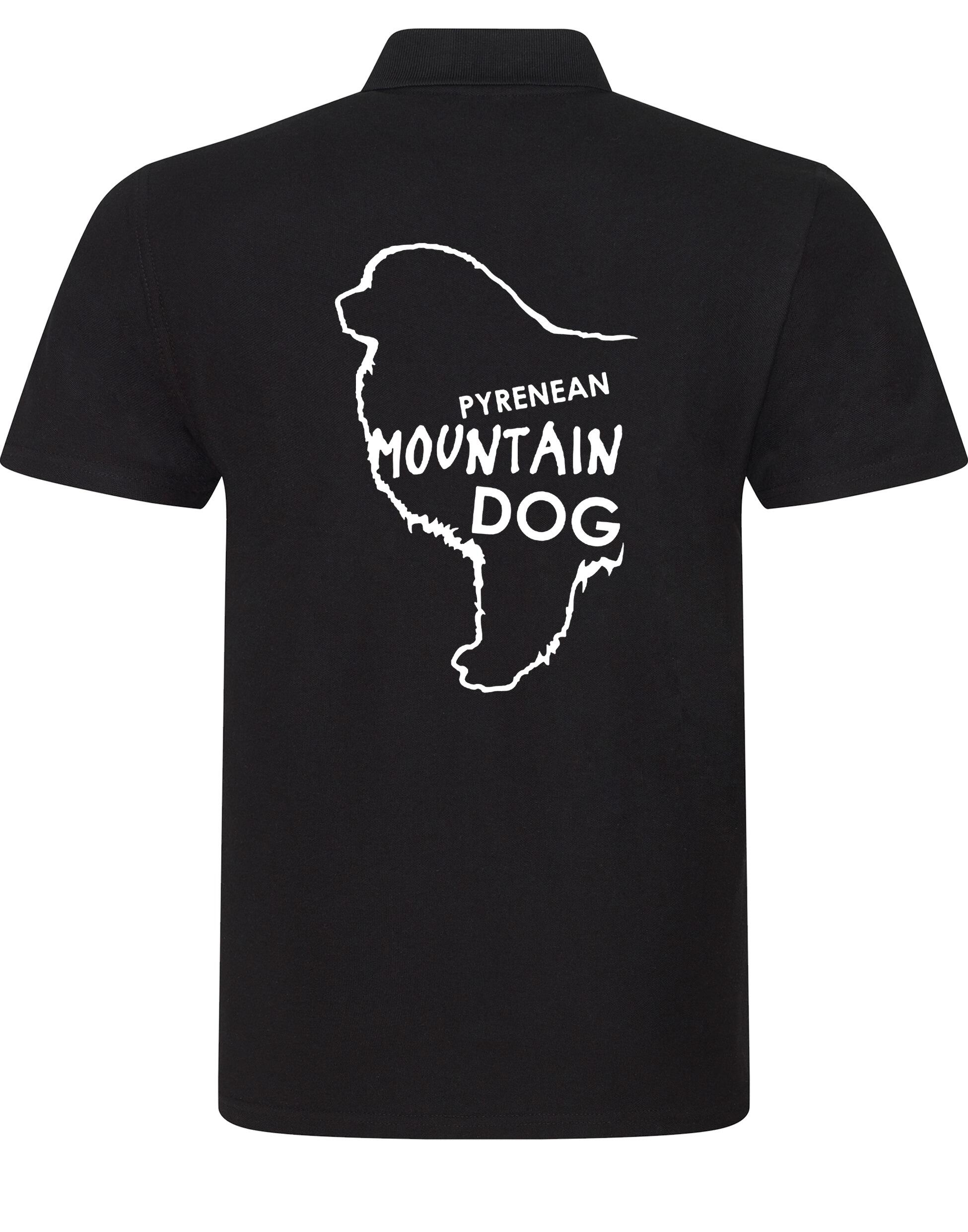 Unisex Pyrenean Mountain Dog Cotton Polo featuring exclusive breed artwork, crafted from premium breathable cotton for all-day comfort and a relaxed, stylish fit, perfect for Pyrenean Mountain Dog enthusiasts.