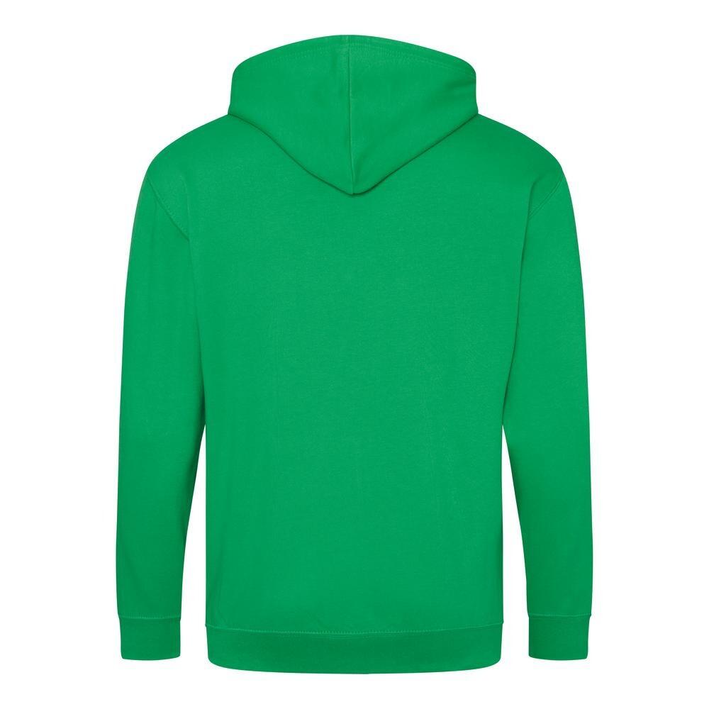 Kelly Green Zipped Hoodie