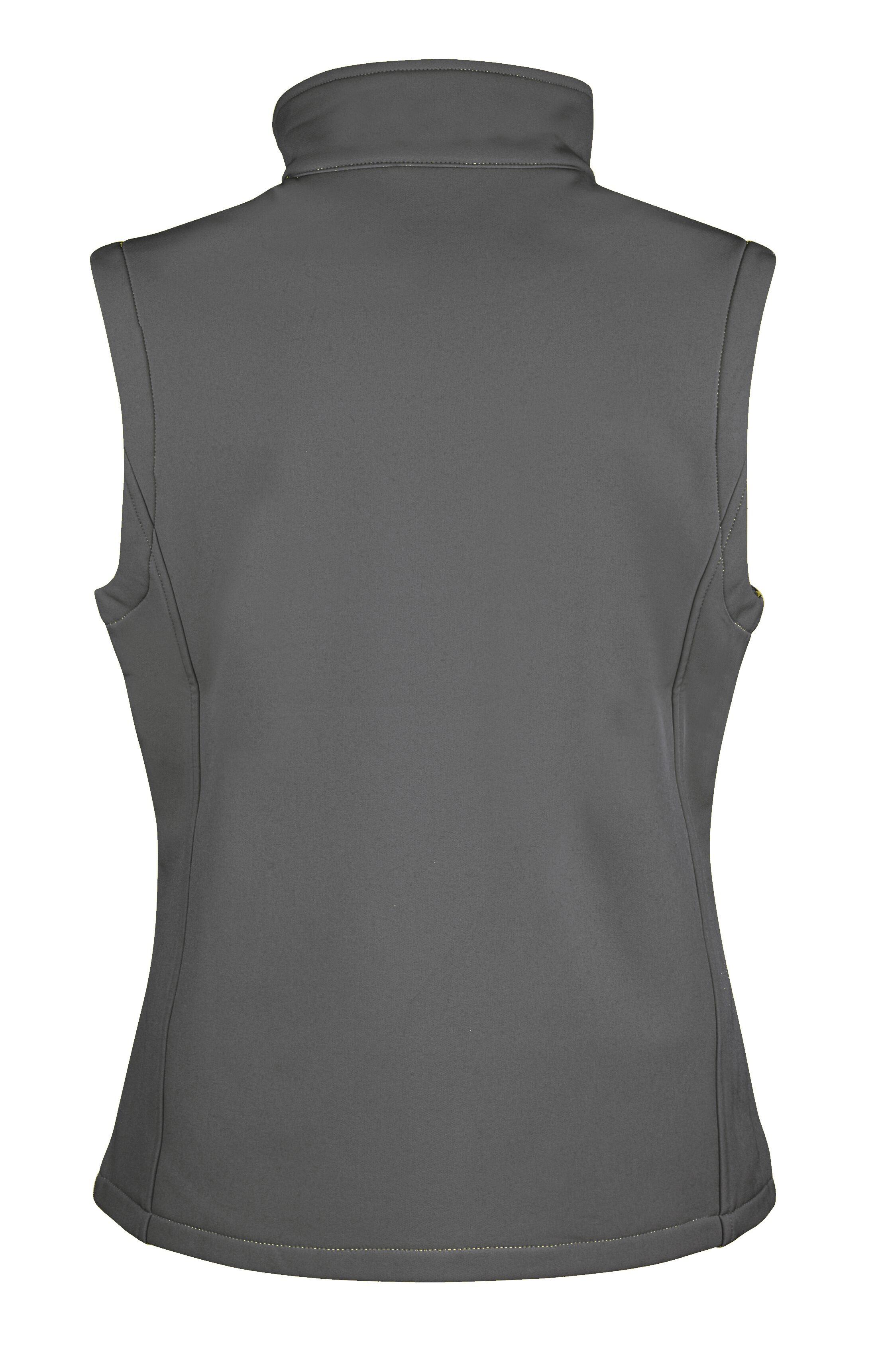 Women's Softshell Gilet Charcoal-Black