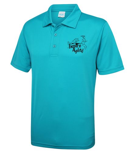 Inspire Agility 2023 Cool Polo Turquoise Blue (Black)