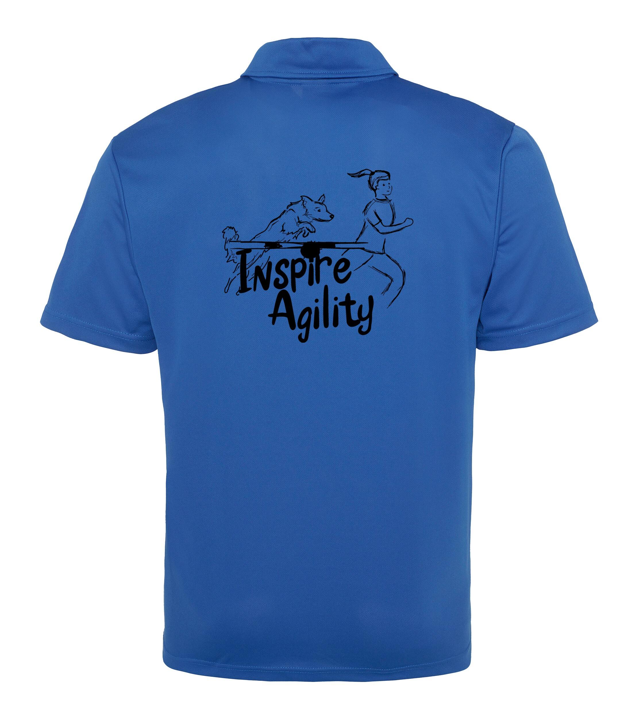 Inspire Agility 2023 Cool Polo Royal Blue (Black)