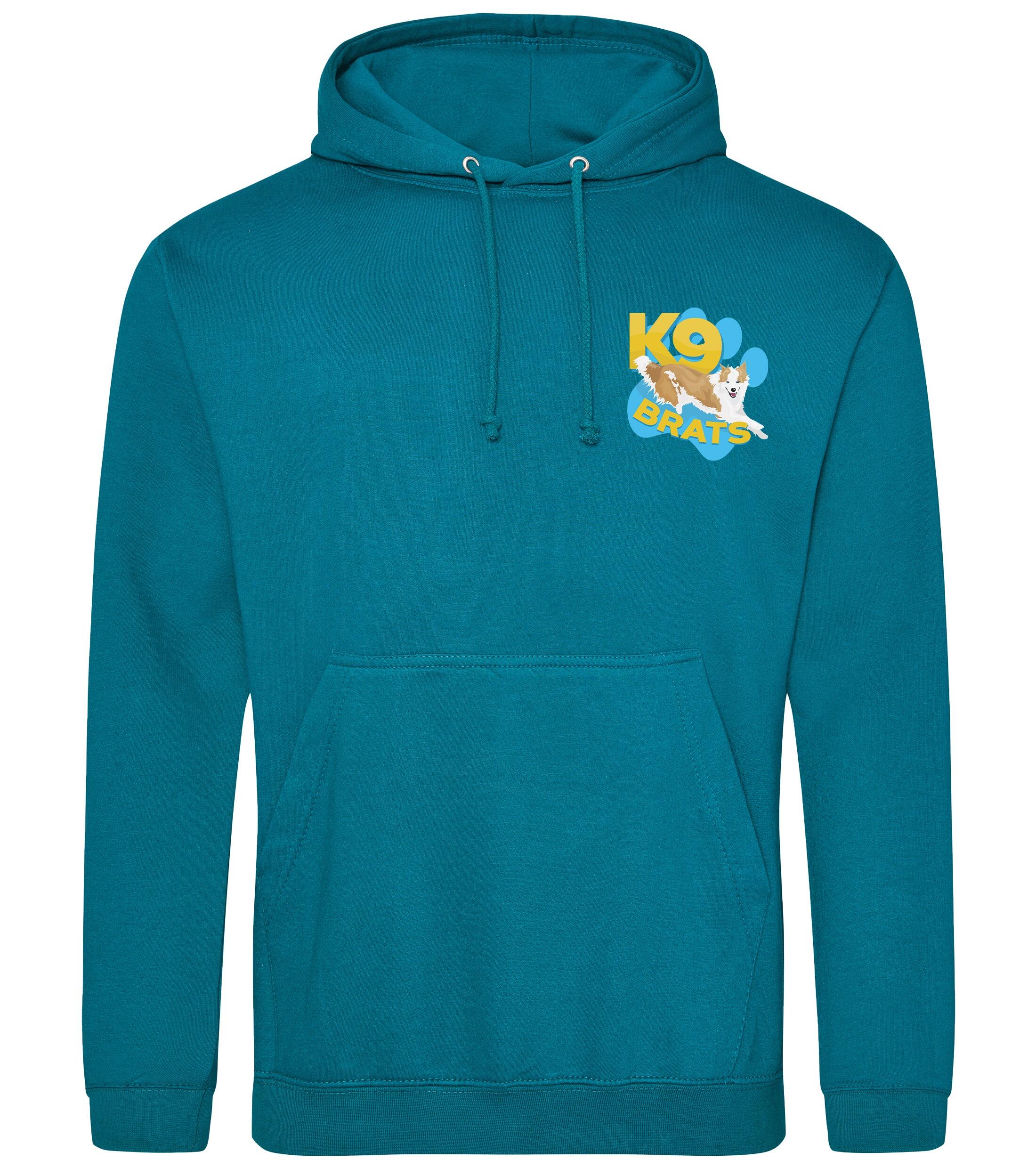 K9 Brats Pullover Hoodies Jade