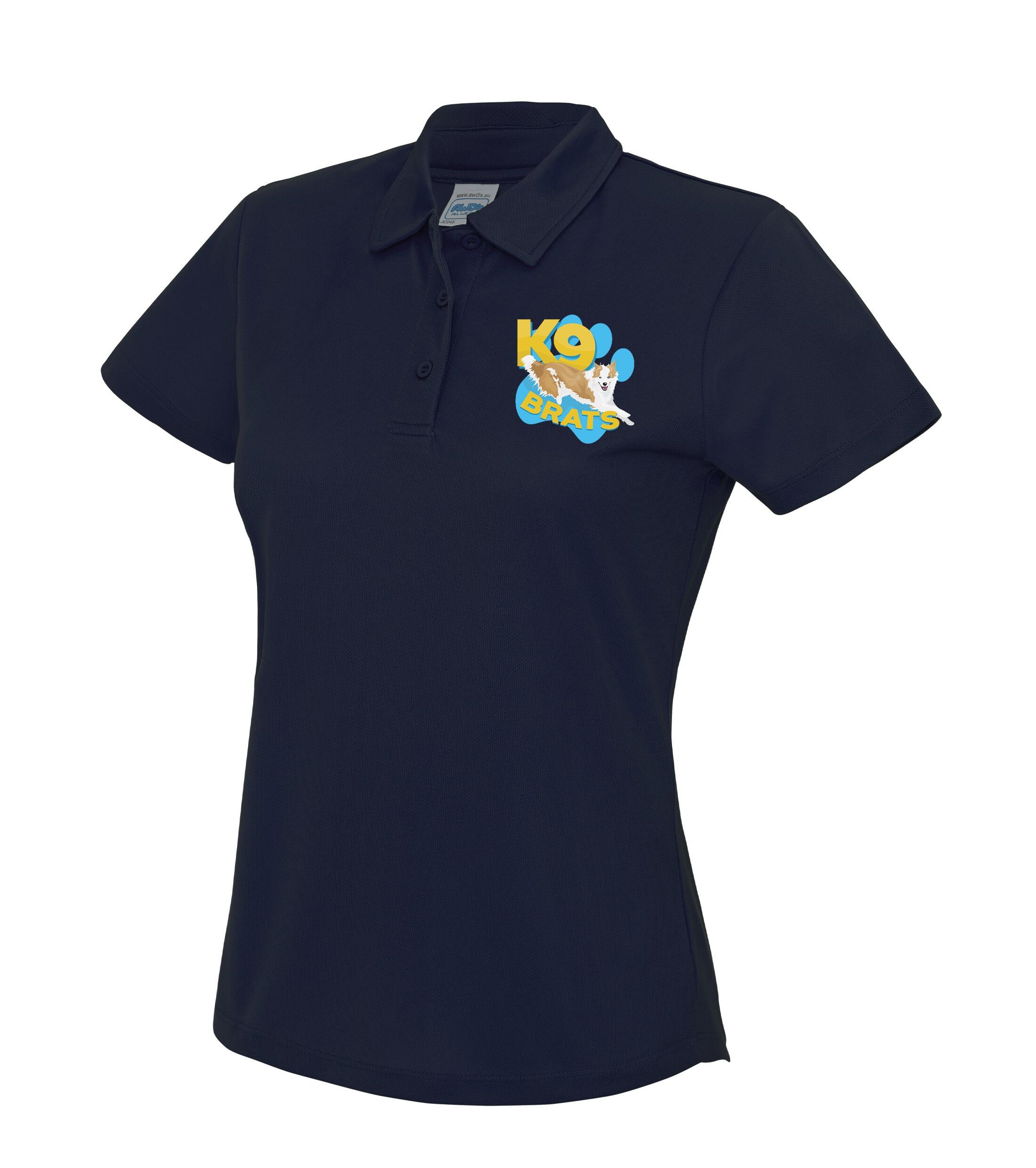 K9 Brats Female Cool Polo French Navy