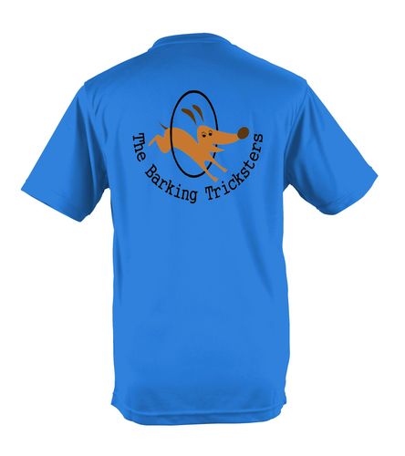The Barking Tricksters Female Cool Tee Sapphire Blue