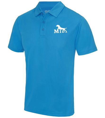Mersea Island Dog Agility Unisex Cool Polo Sapphire Blue