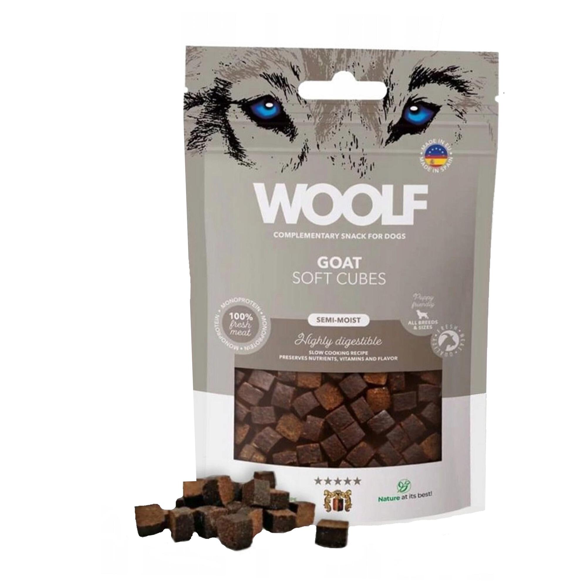 Woolf Semi-Moist Soft Cubes Goat Flavour