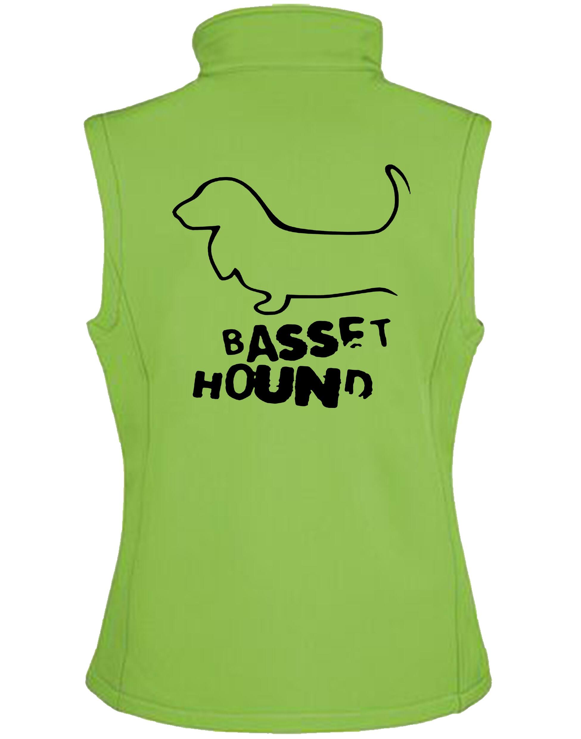 Unisex Basset Hound Softshell Gilet – Style Meets Comfort for Basset Hound Lovers