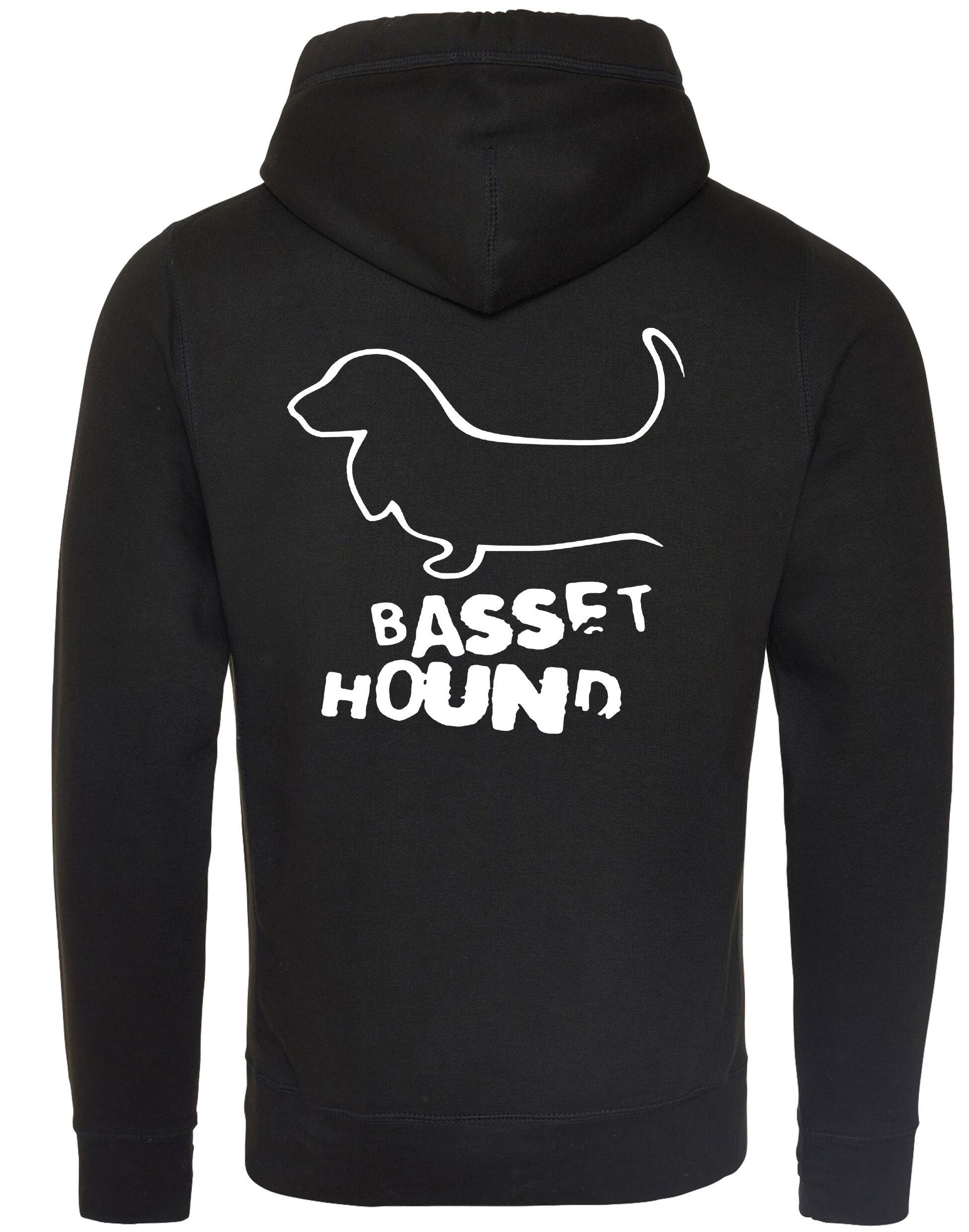 Unisex Crossneck Pullover Hoodie with Basset Hound Dog Breed Design – A Must-Have for Basset