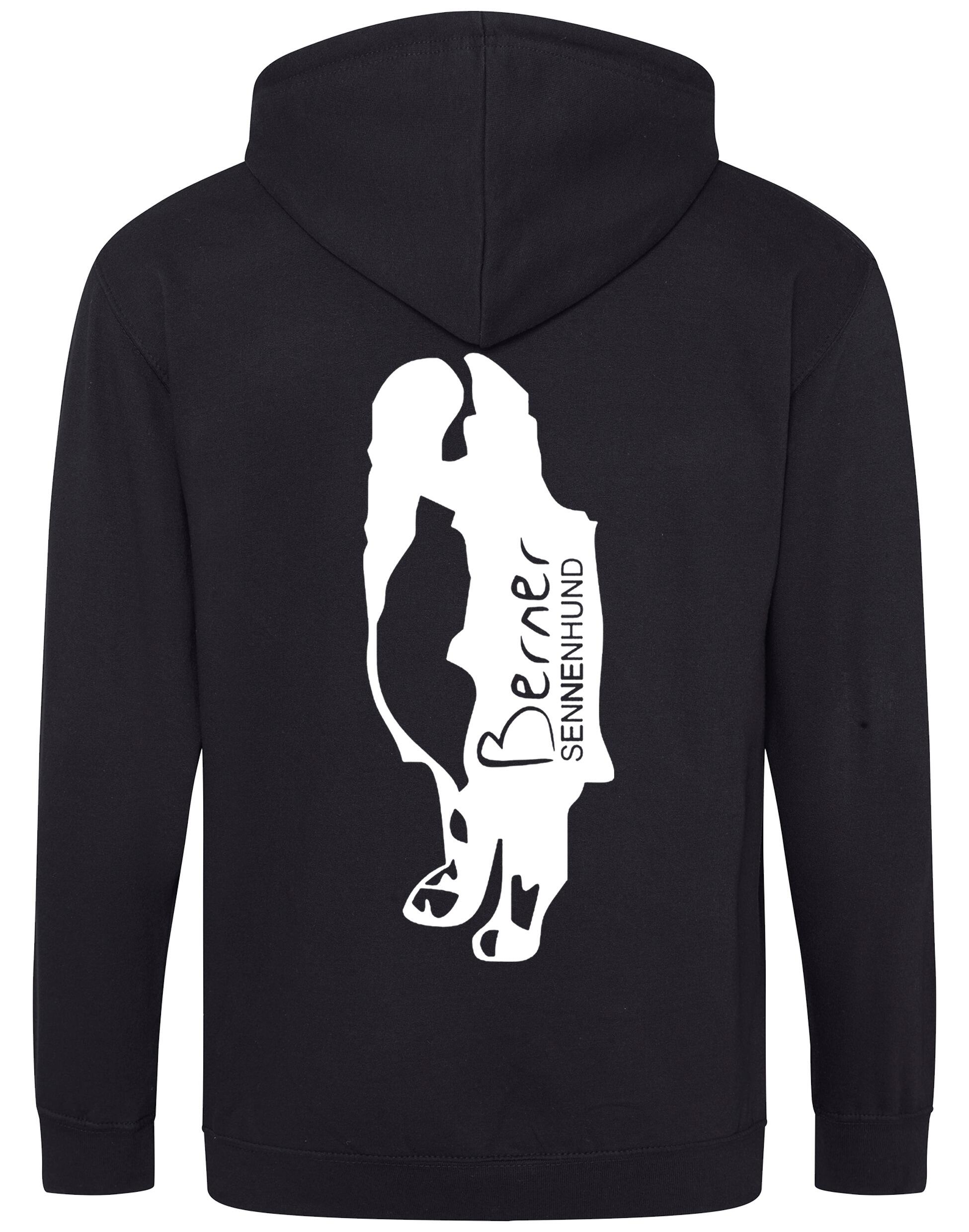 Berner Sennenhund Dog Breed Design Zipped Hoodie – Style and Comfort for Dog Lovers